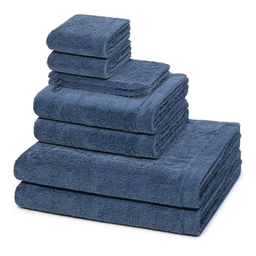 Cawö Handtuch-Set Lifestyle (8-teilig) Nachtblau Schwarz