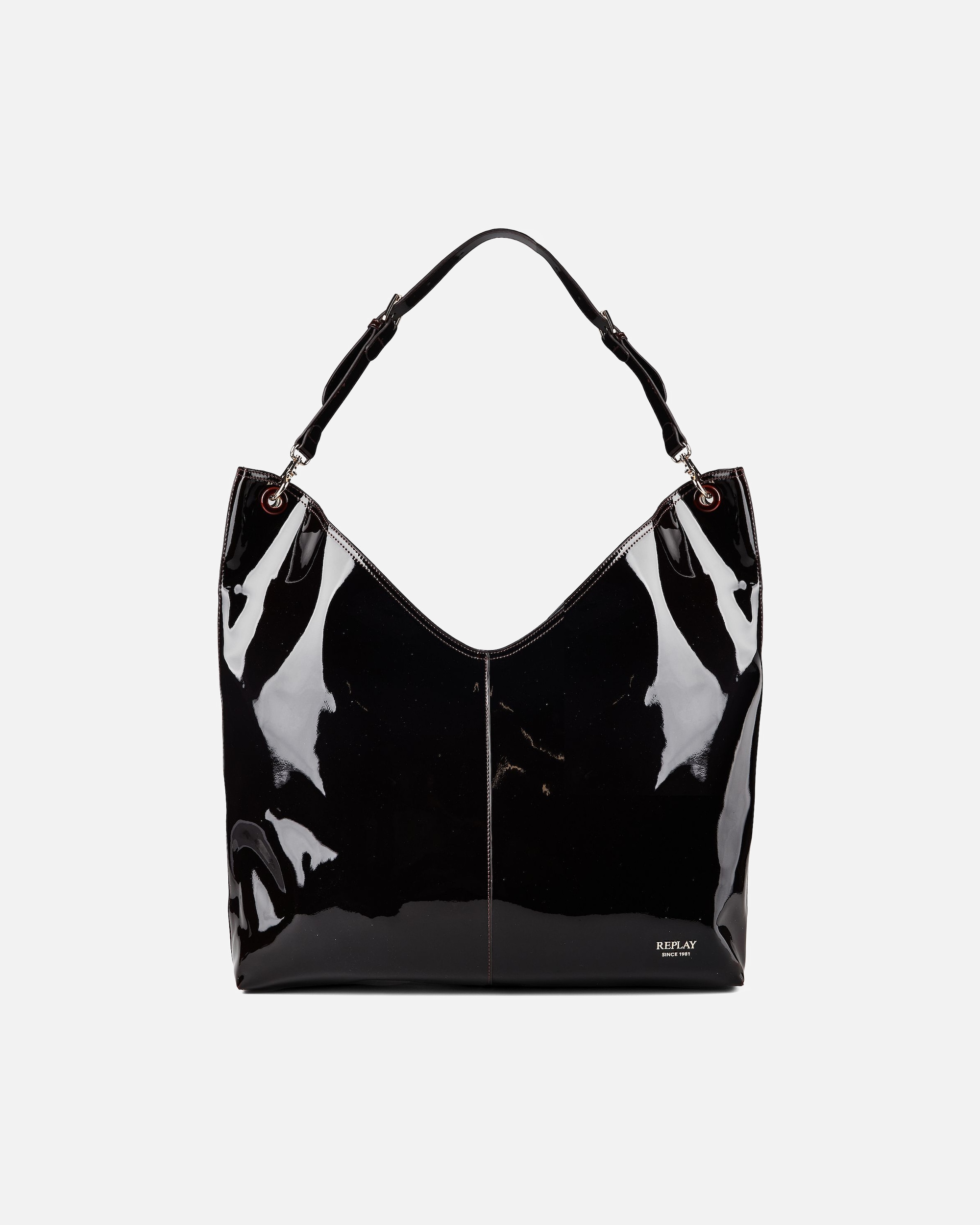 Tasche für Weiblich Replay Shopper dark brown