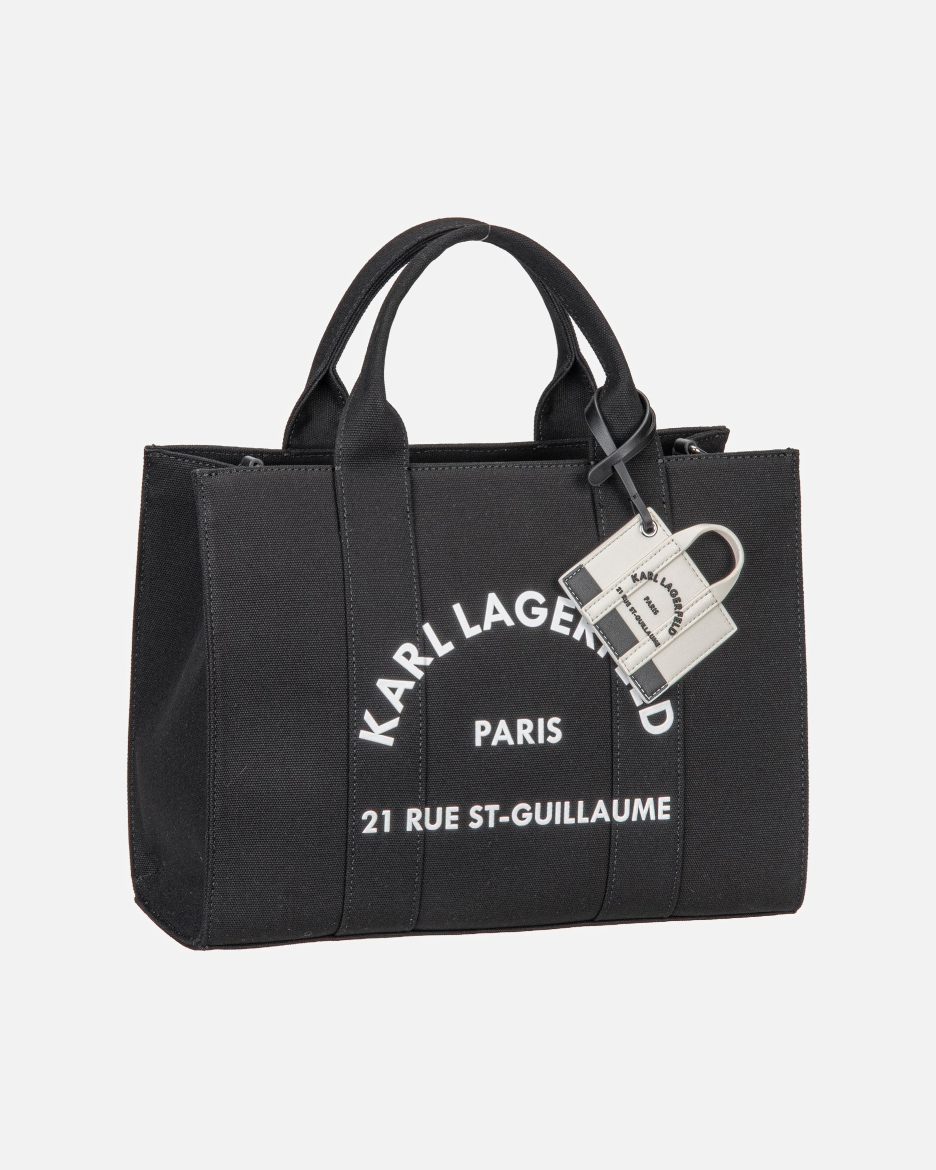 Handtasche für Weiblich Karl Lagerfeld Handtasche K/Rsg Square Medium Tote With Charm Black