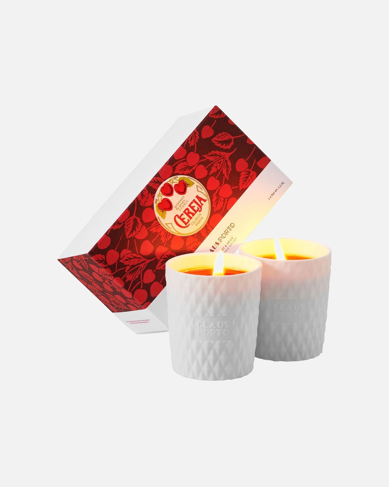 Kerze für Unisex Claus Porto Candles Cereja Mini Candles Gift Set 70 g