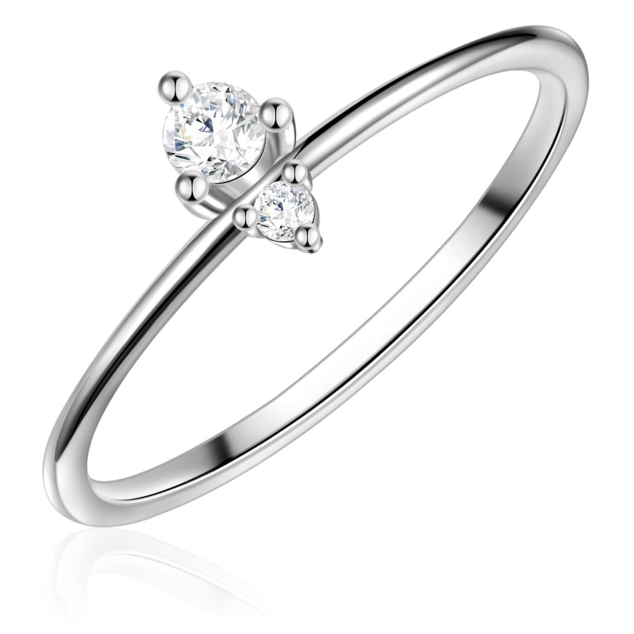 Glanzstücke München Ring Sterling Silber Zirkonia in 58 Damen