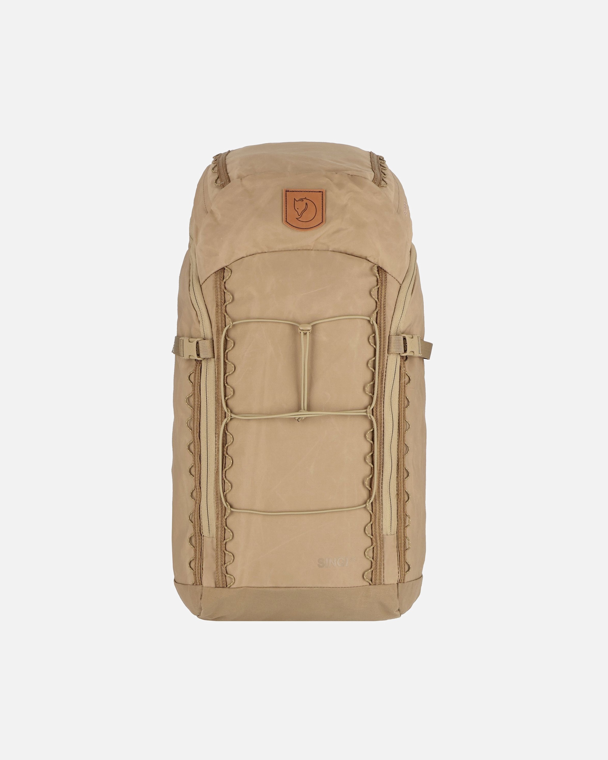 Rucksack für Männlich Fjällräven Singi Wanderrucksack clay