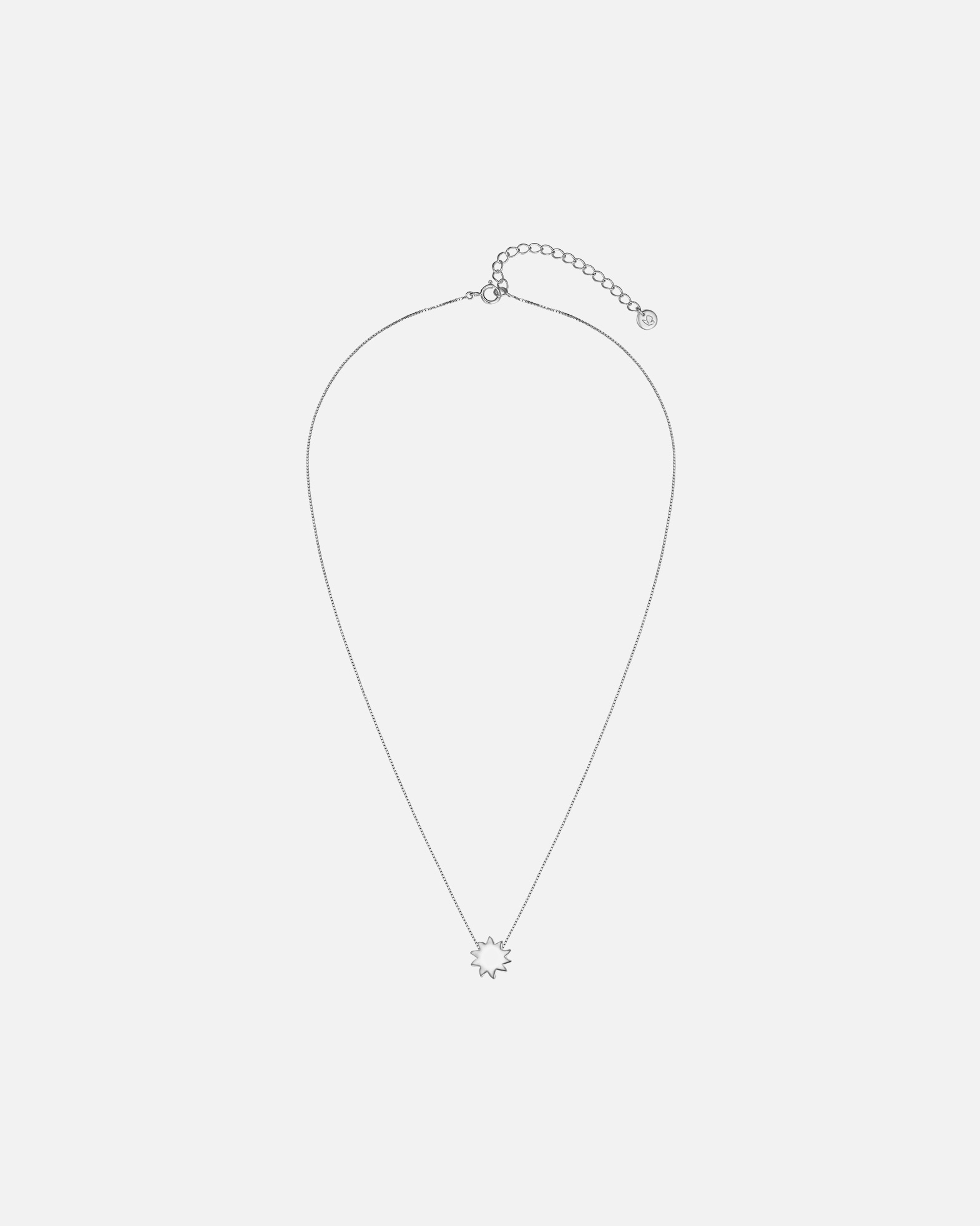 Halskette für Weiblich Glanzstücke München Halskette Sonne aus Sterling Silber in silber 40,0 cm Basiskette + 5,0 cm Verlängerung