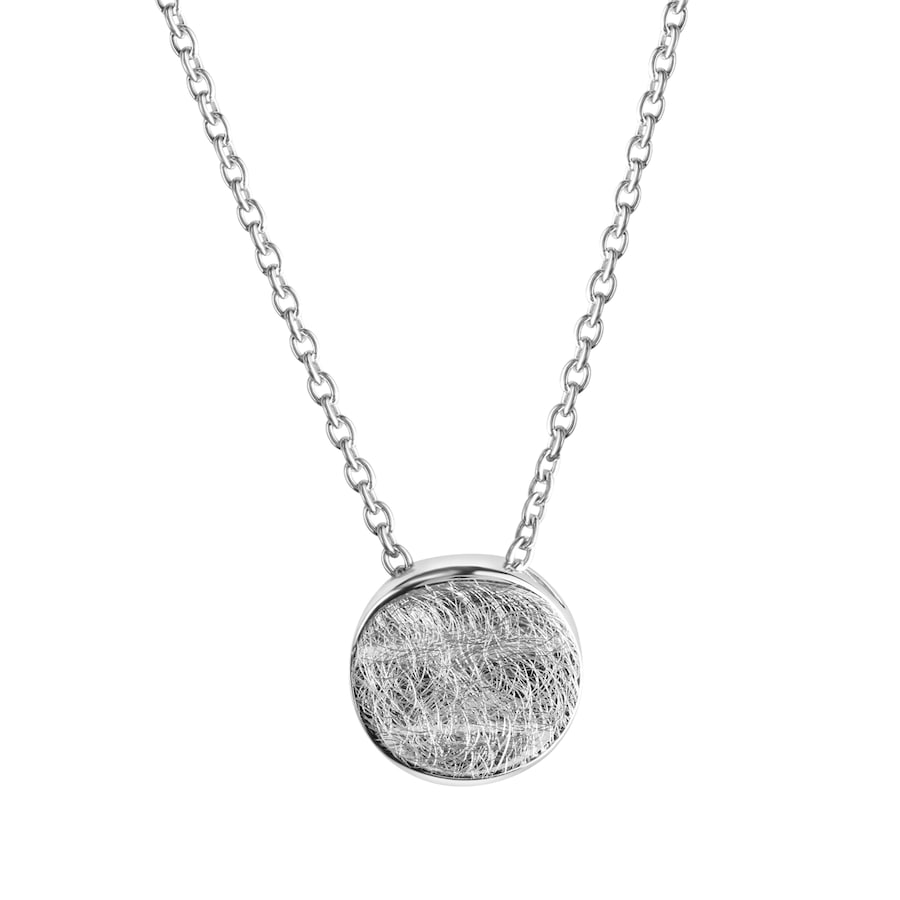 Celesta Halskette 925/- Sterling Silber ohne 42+3cm Weiss Damen