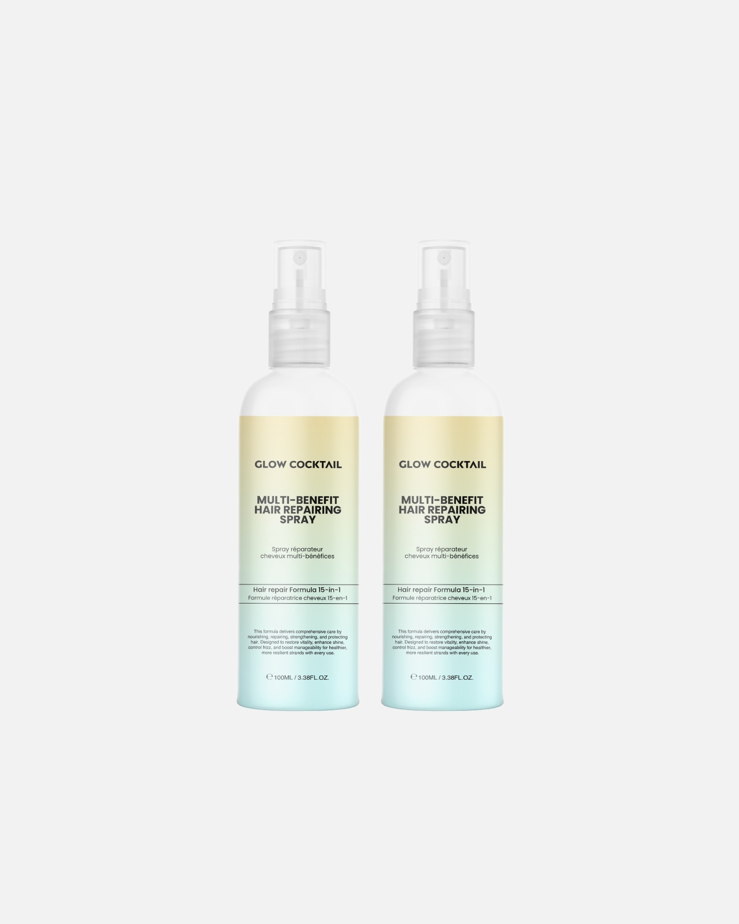 Leave-In-Conditioner für Weiblich Glow Cocktail Hair Repair Spray Duo 1 Stück