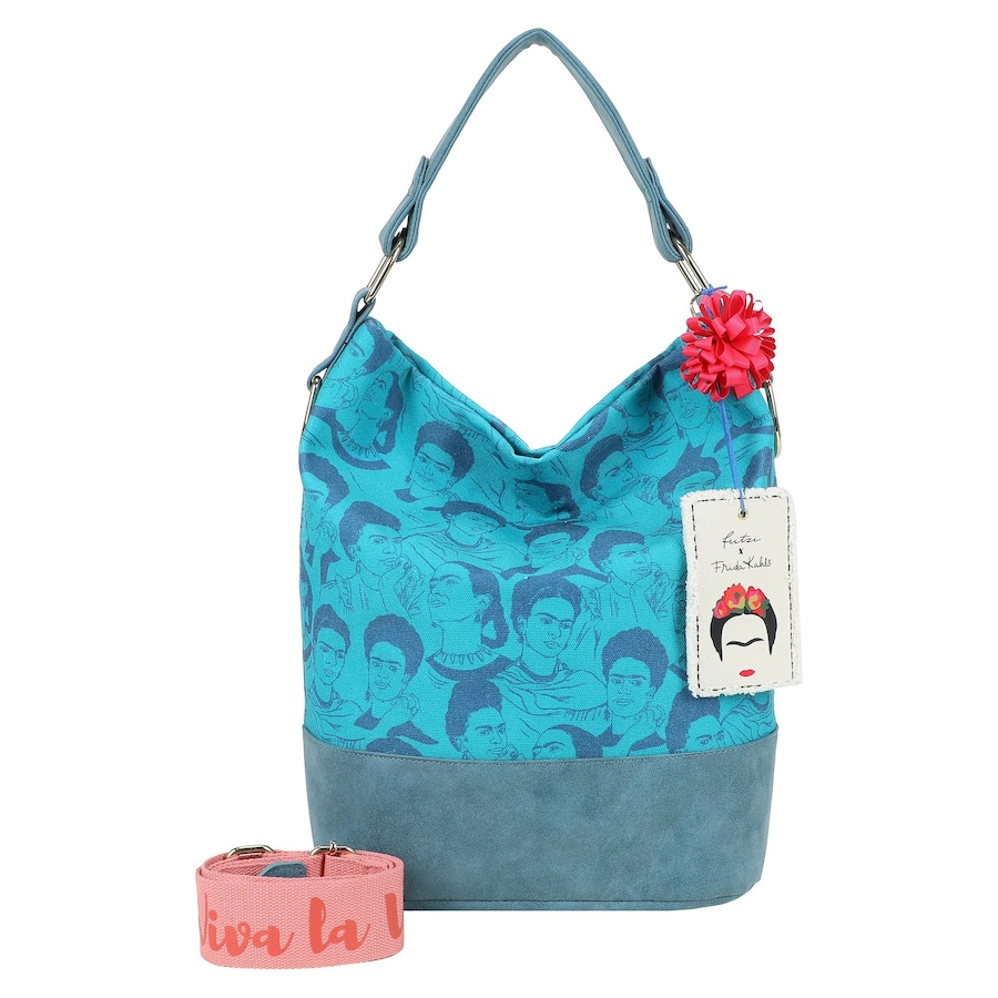 Fritzi aus Preußen x Frida Kahlo Schultertasche frida heads Violett Damen