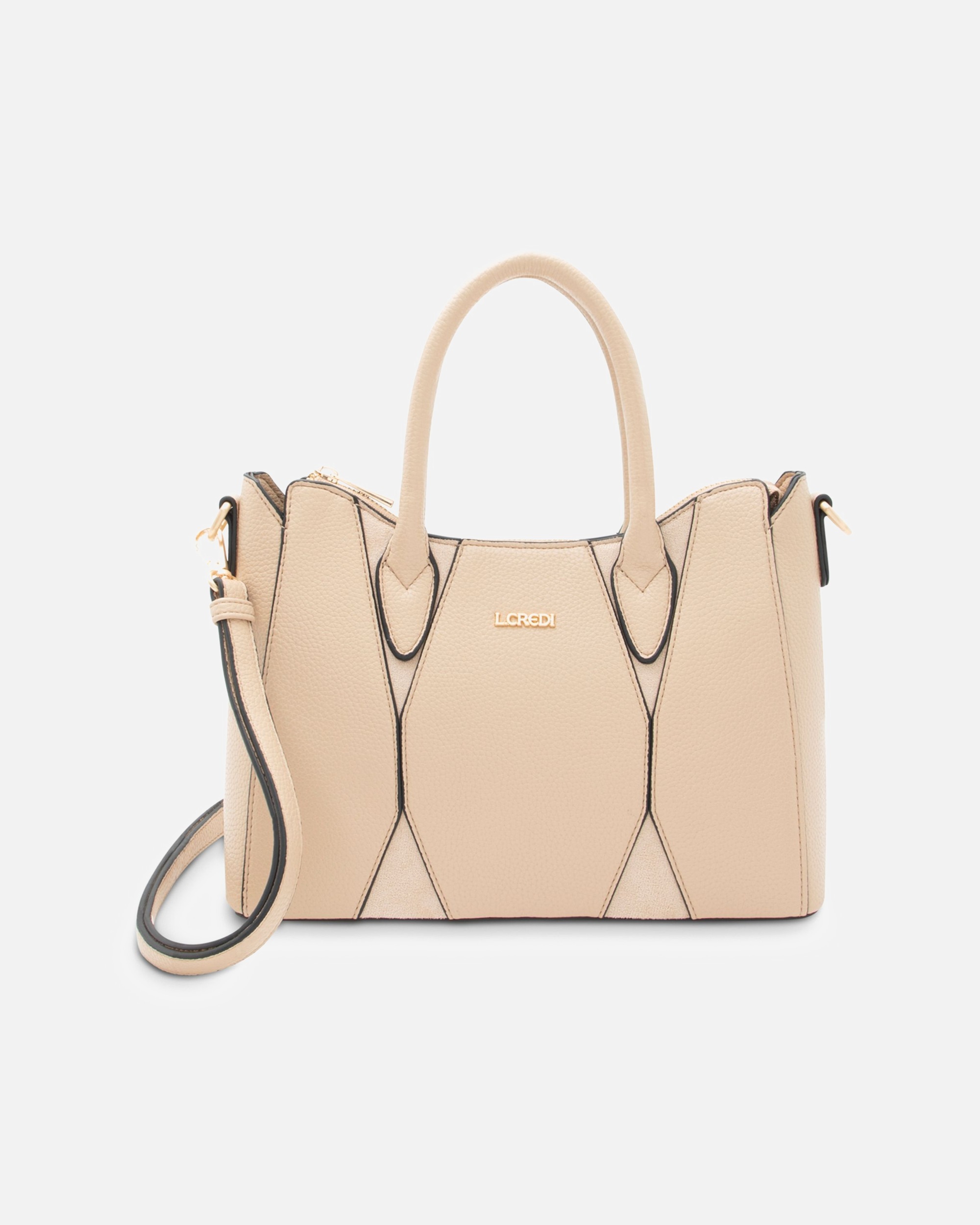 Clutch für Weiblich L.CREDI Rahja Shopper desert sand