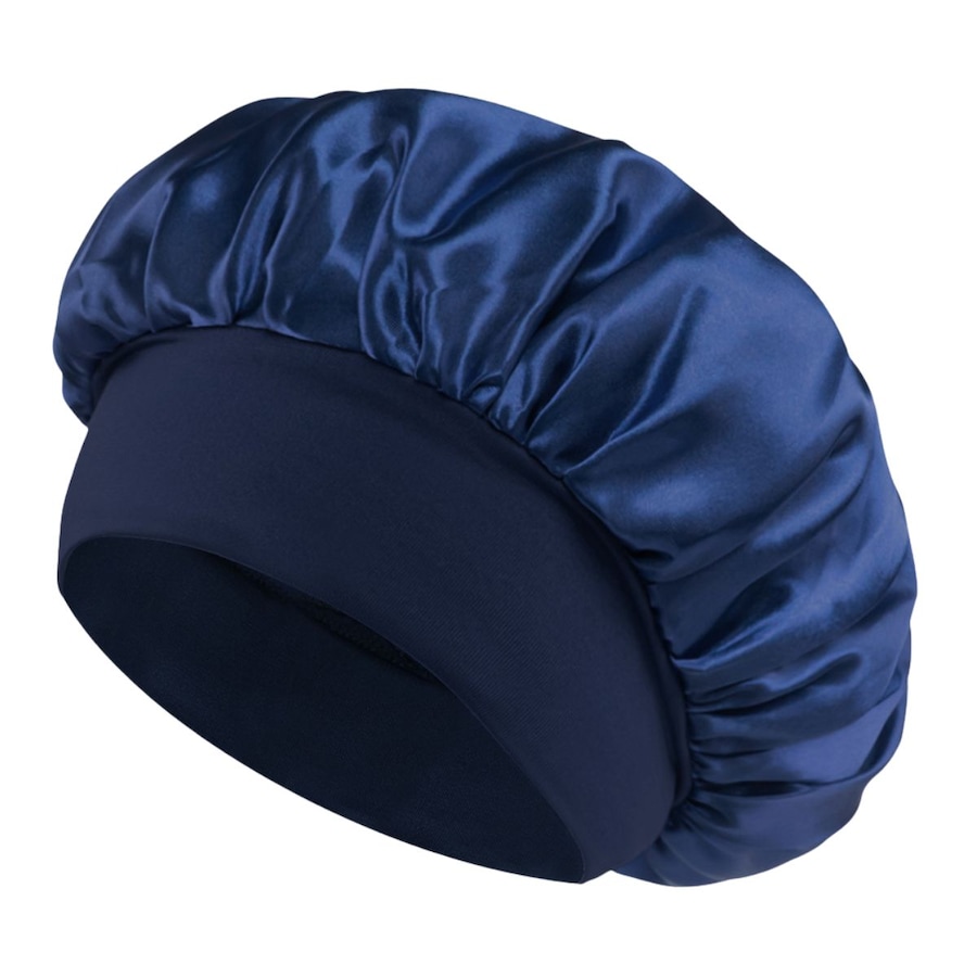 SOHO Safiya Satin Bonnet Navy Schwarz Damen