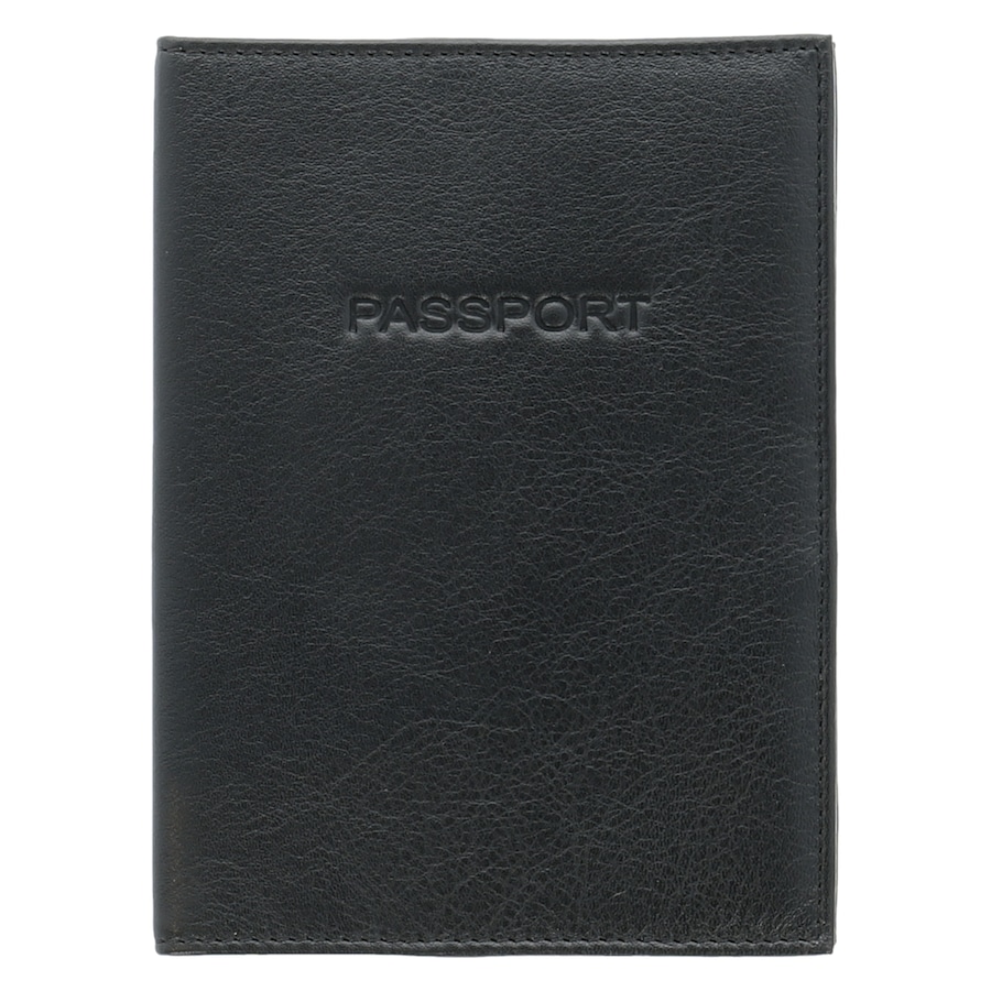 Picard Reisepasshülle Passport schwarz Schwarz Herren
