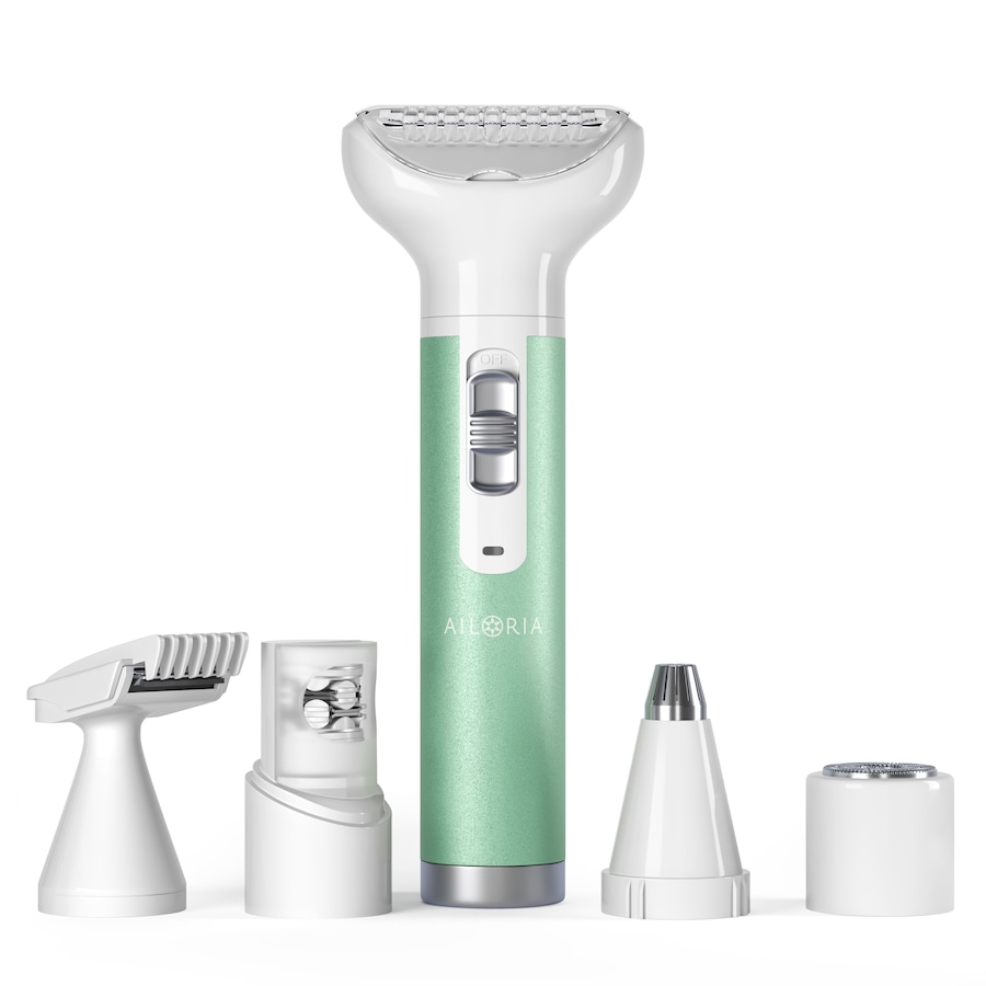 Ailoria EVAPORE EPILUXE Rasierer mit verschiedenen Aufsätzen USB Mint Damen