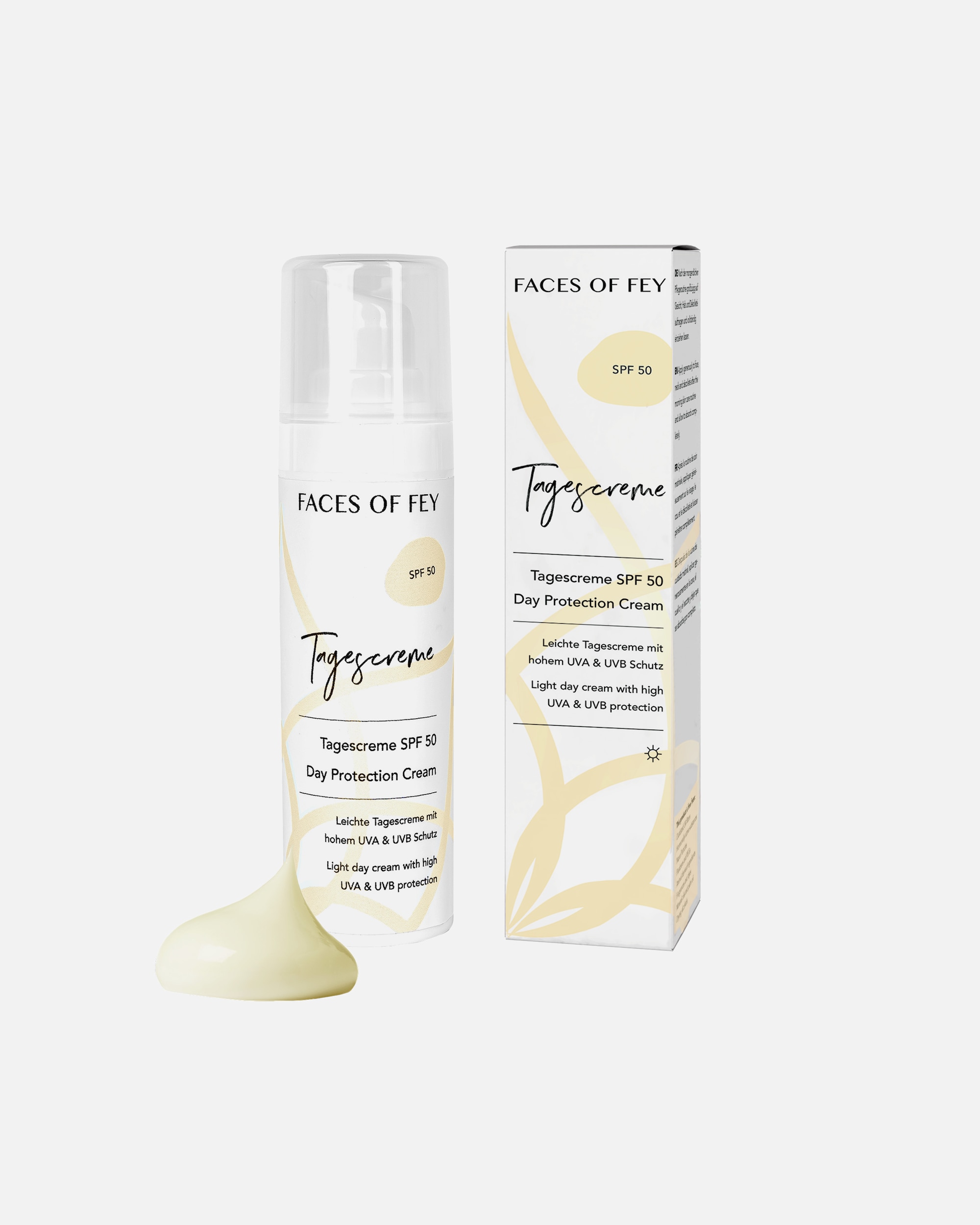Tagescreme für Unisex FACES OF FEY Tagescreme SPF 50 -100ml 30ml