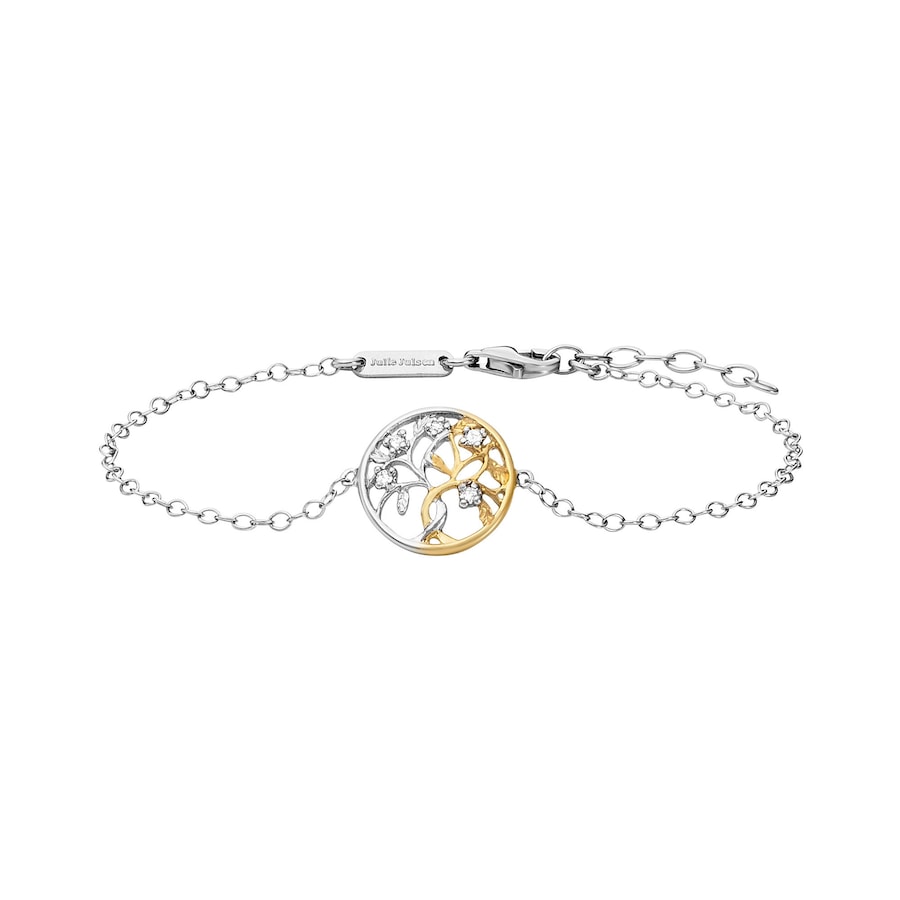 Julie Julsen Armband 925/- Sterling Silber Zirkonia 19cm Damen