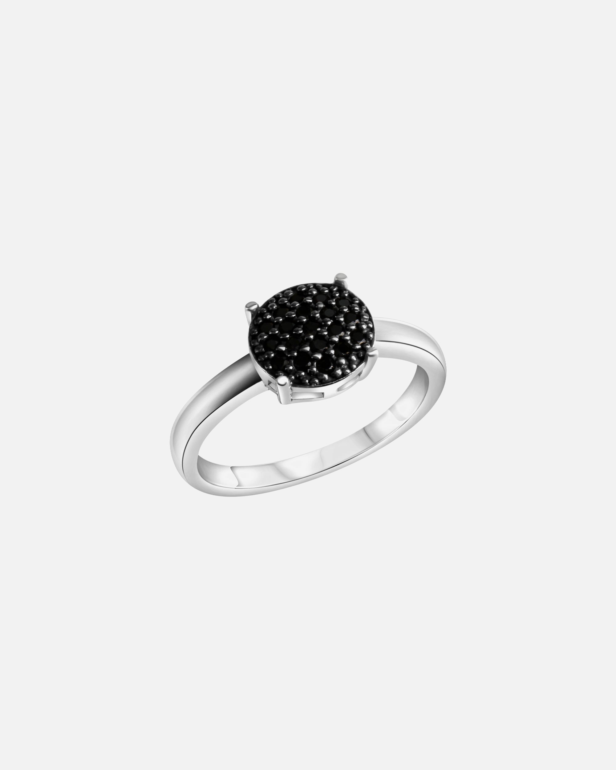 Ring für Weiblich Celesta Ring 925/- Sterling Silber Zirkonia schwarz 058 (18,5)