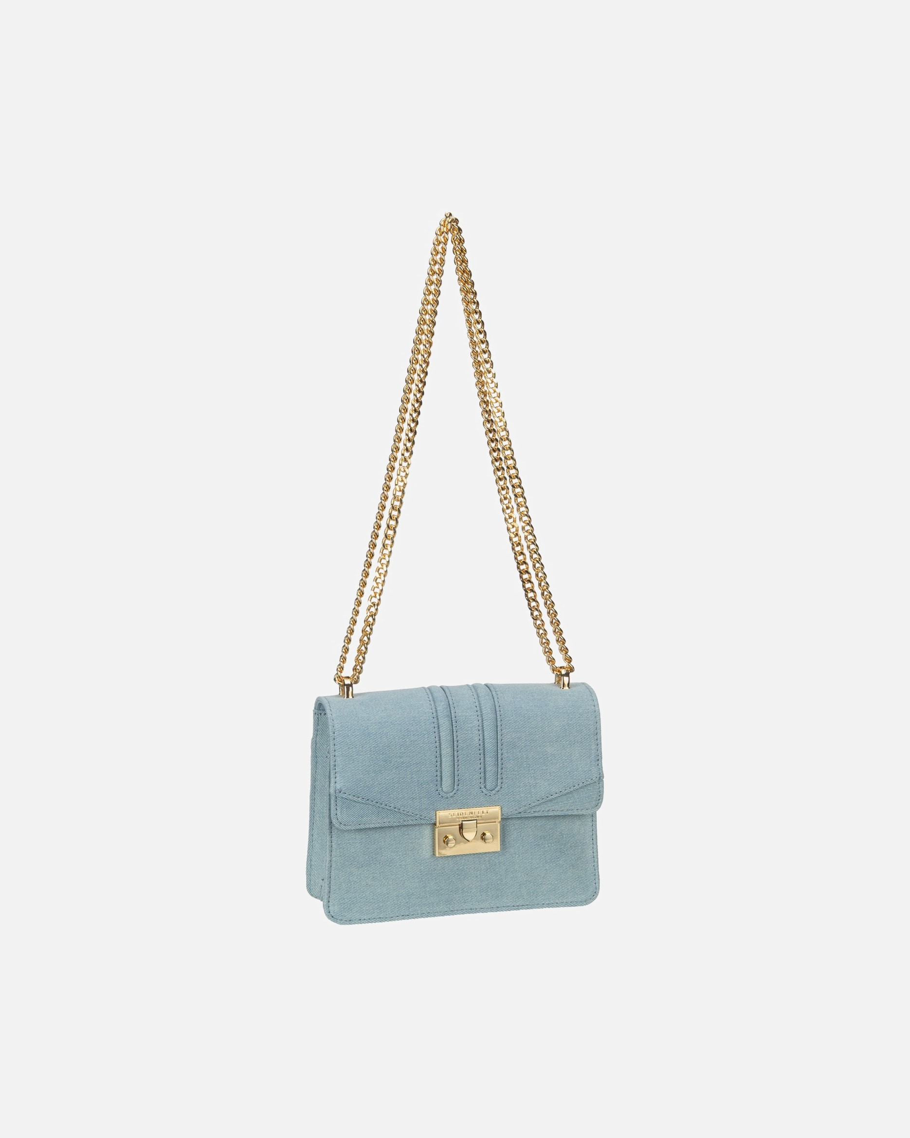 Umhängetasche für Weiblich Seidenfelt Handtasche Roros Denim In Blue