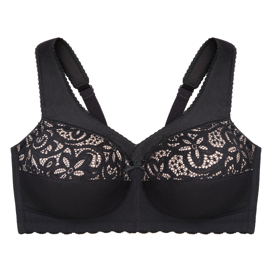 GLAMORISE MagicLift Baumwoll-Stütz-BH - Schwarz 105D Damen