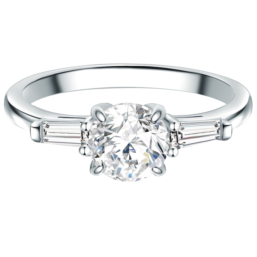 Trilani Ring Sterling Silber Zirkonia in 58 Damen