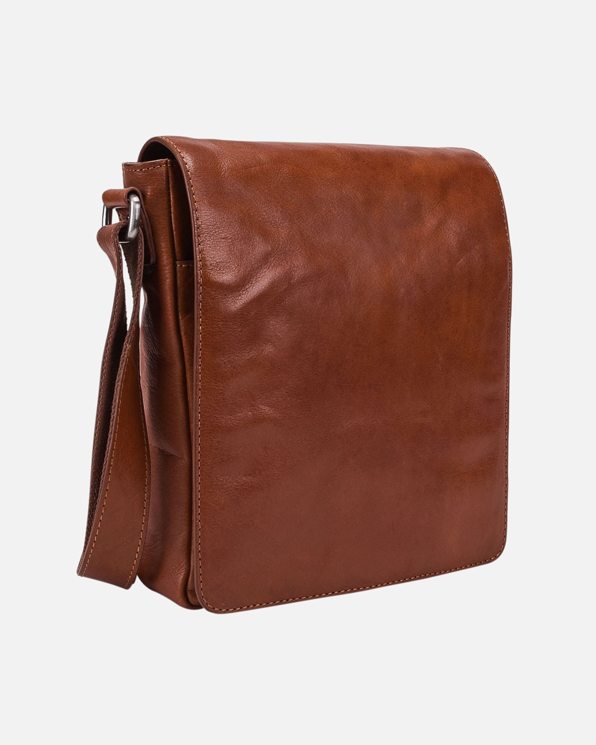 Tasche für Männlich Leonhard Heyden Cambridge Umhängetasche cognac