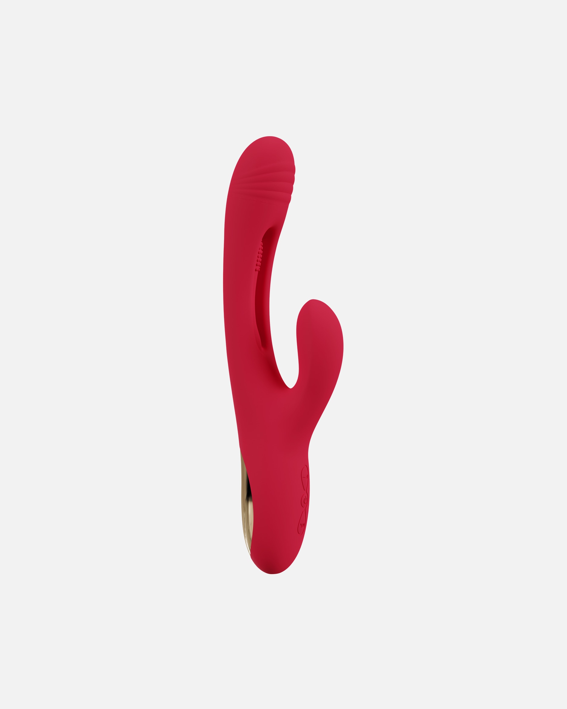 Vibrator für Unisex Sweet Smile Default Brand Line Vibrator Rabbit with G-Spot Stimulation rot