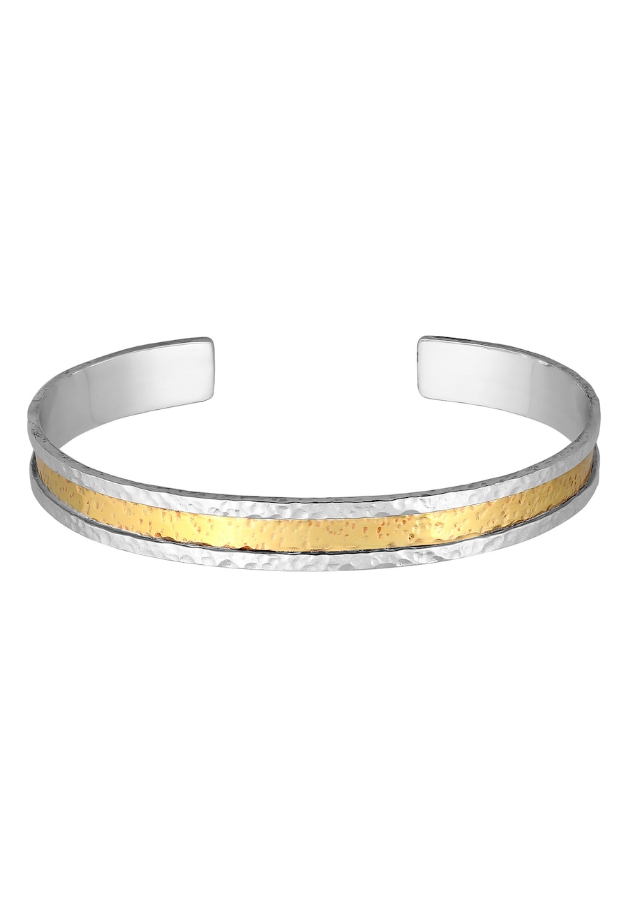 Haze & Glory Armreif -Two Faced 925 Silber Bicolor 20 Herren