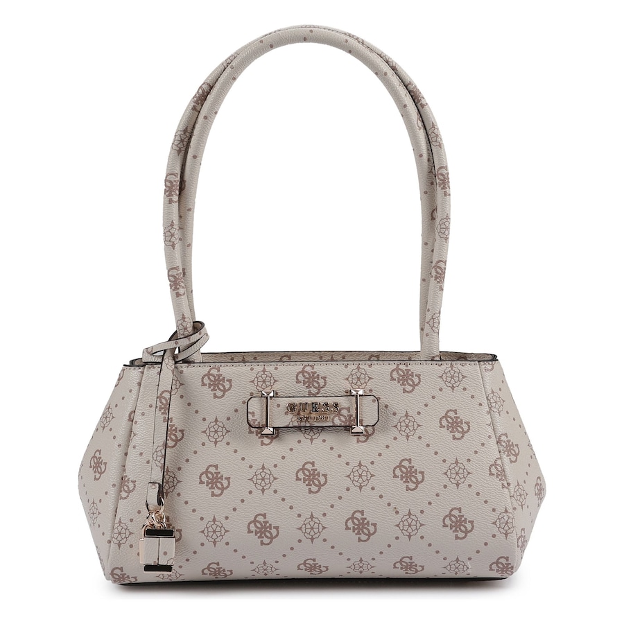 Guess Carrie Schultertasche vanilla logo Weiss Damen