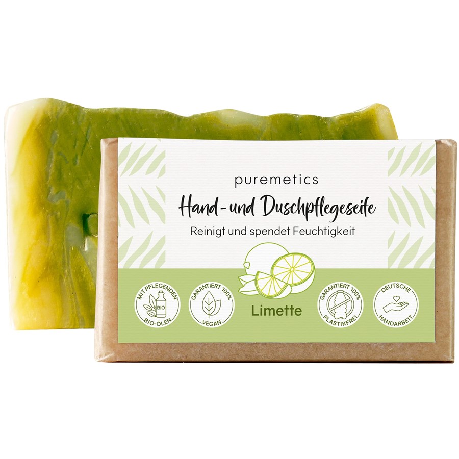 puremetics Hand- und Duschpflegeseife Limette 75 g Damen