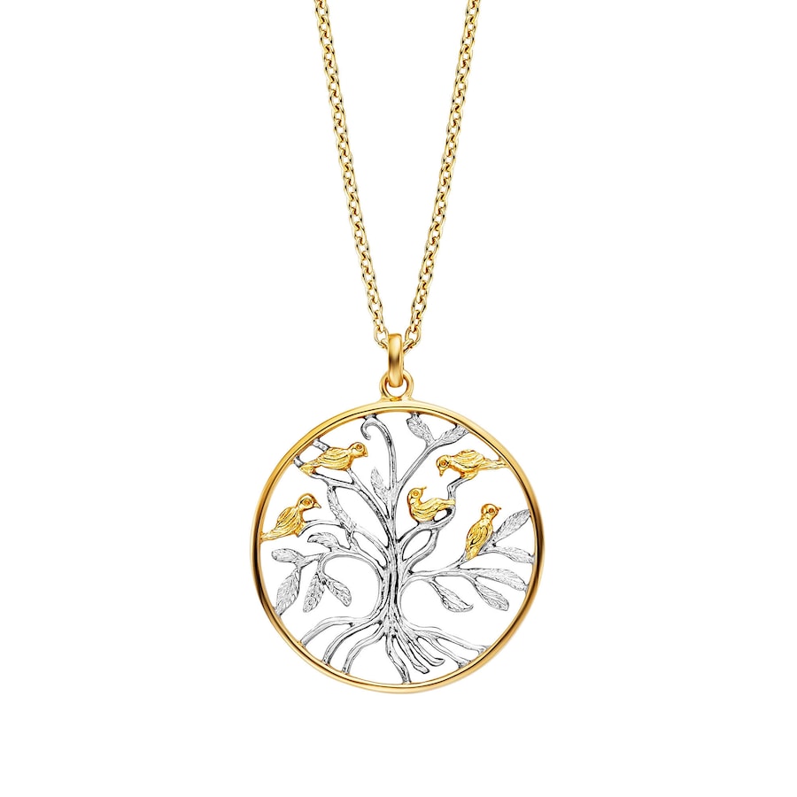 Julie Julsen Anhänger mit Kette 925/- Sterling Silber ohne 60cm Weiss Damen