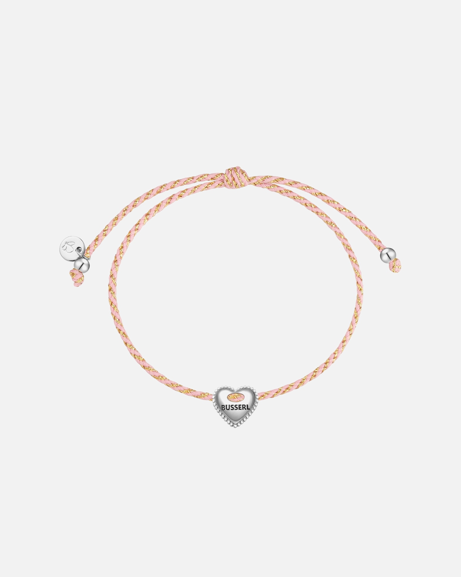 Armband für Weiblich Glanzstücke München Armband Herz "BUSSERL" aus Sterling Silber in silber 15,0 - 22,0 cm, flexibel einstellbar