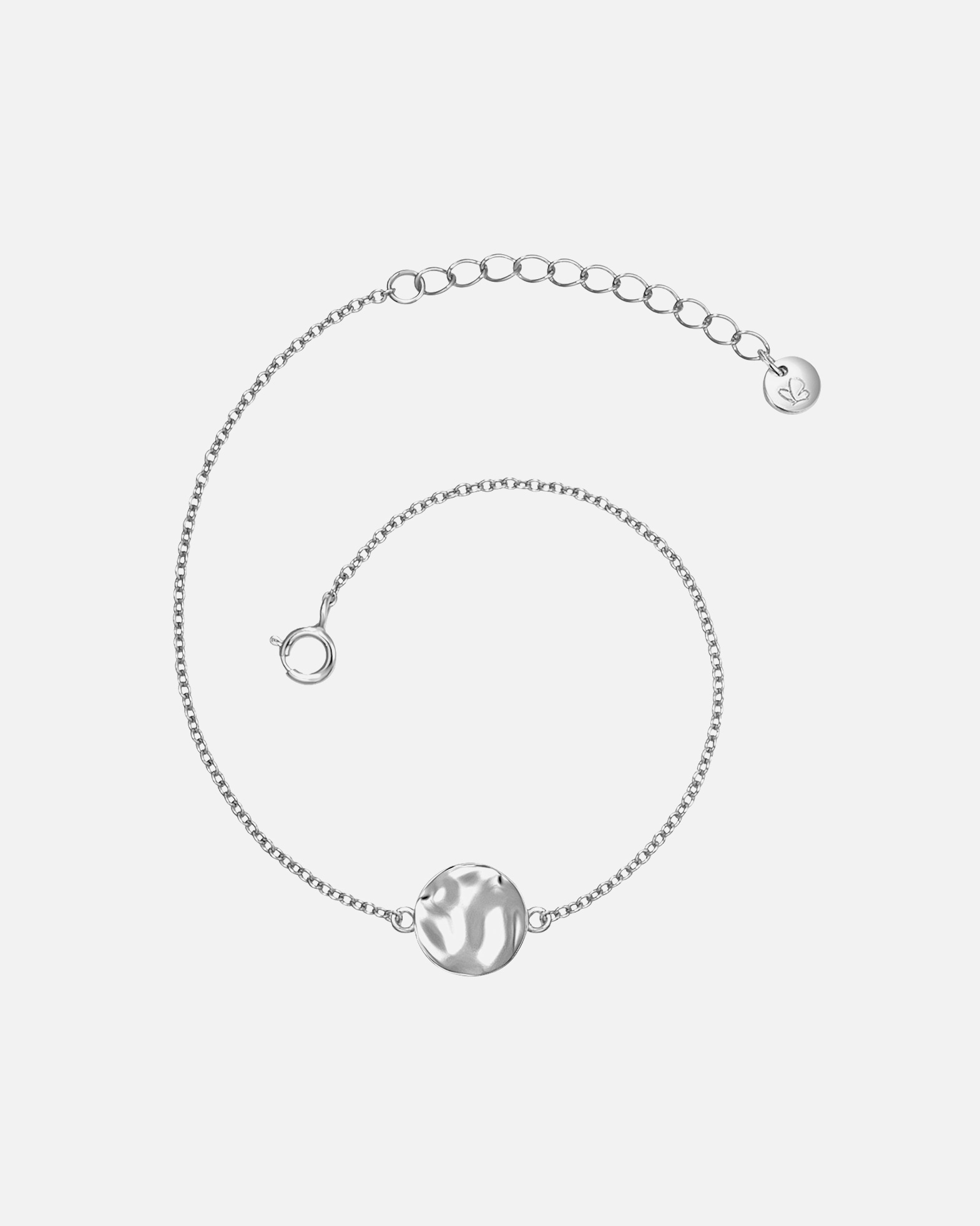 Armband für Weiblich Glanzstücke München Armband Kreis Sterling Silber in Silber 17,0 cm Basislänge + 3,5 cm Verlängerung