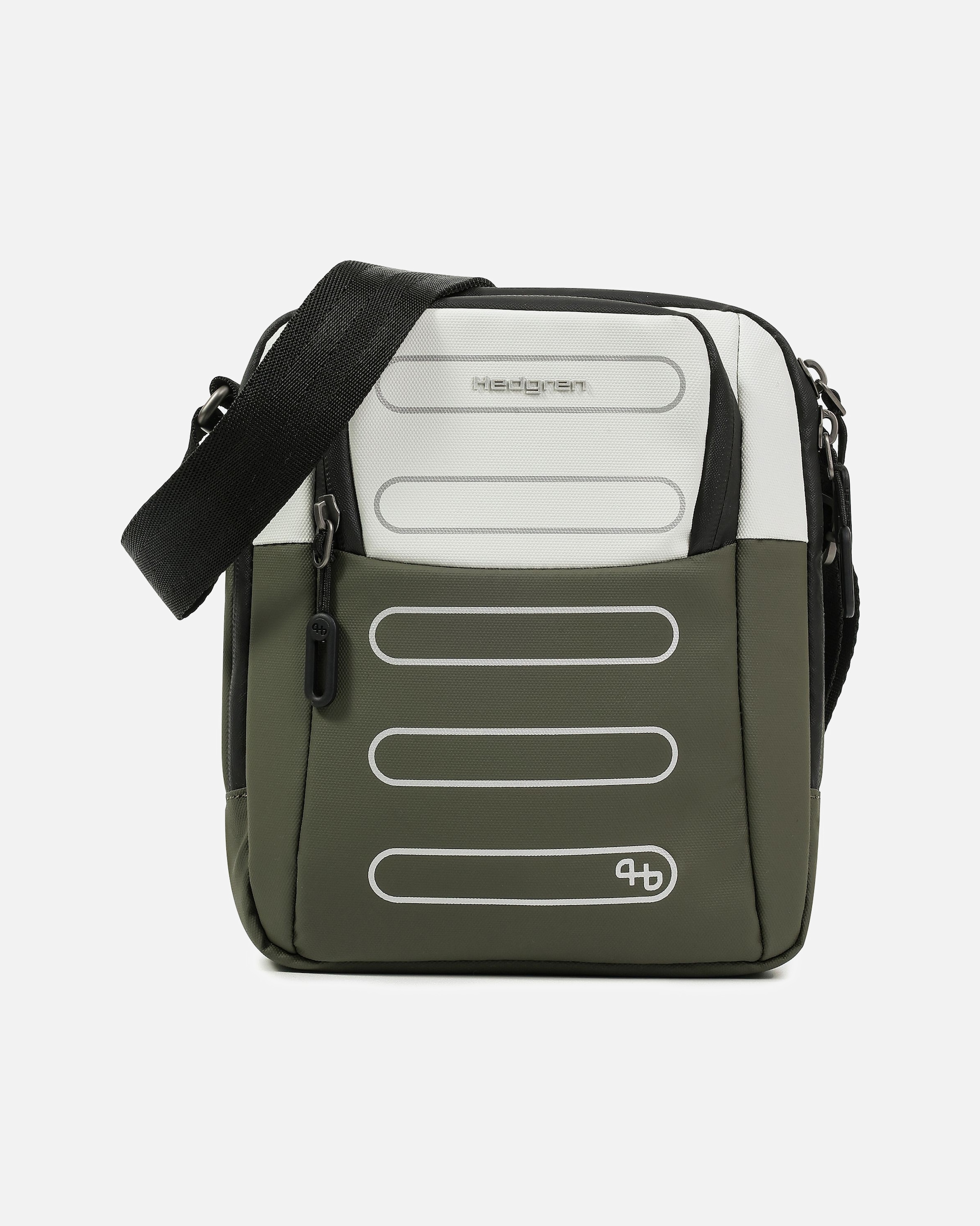 Clutch für Männlich Hedgren Comby Performance Minibag vaporous grey-olive