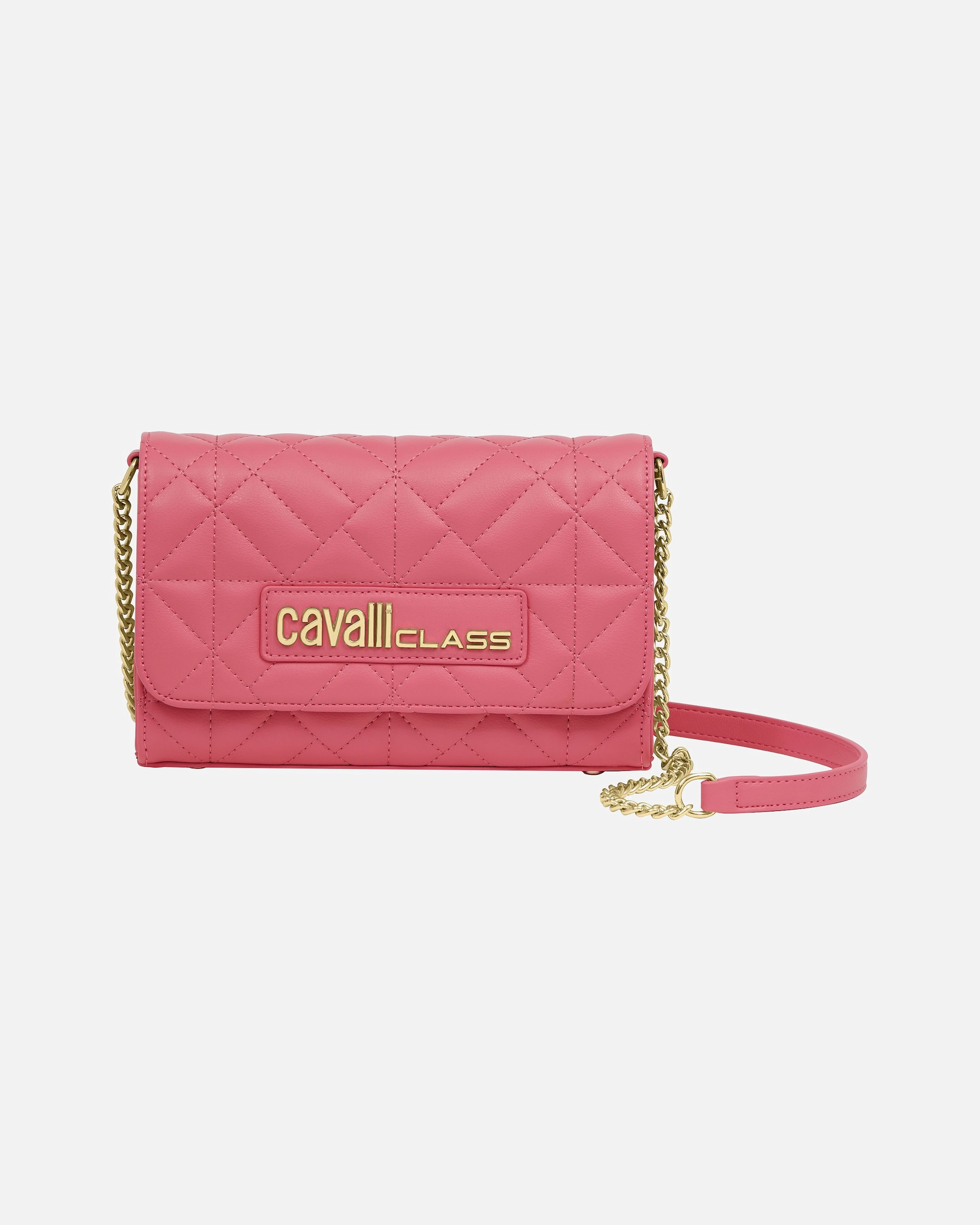 Clutch für Weiblich Cavalli Class Default Brand Line Umhängetasche pink