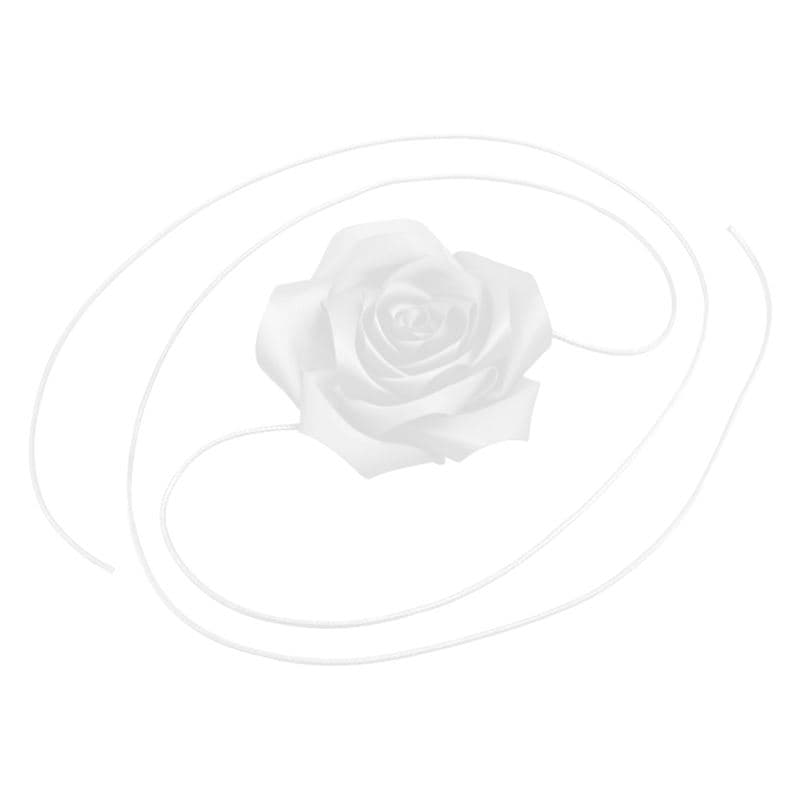 Chris Rubin Rosalia Choker Halskette Weiß Weiss Damen