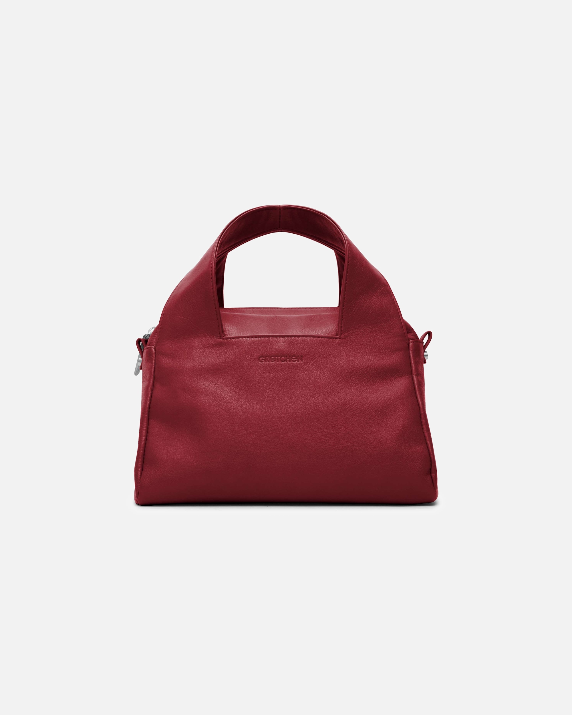 Tasche für Unisex Gretchen Henkeltasche Ruby Tote Three aus italienischem Kalbsleder rot