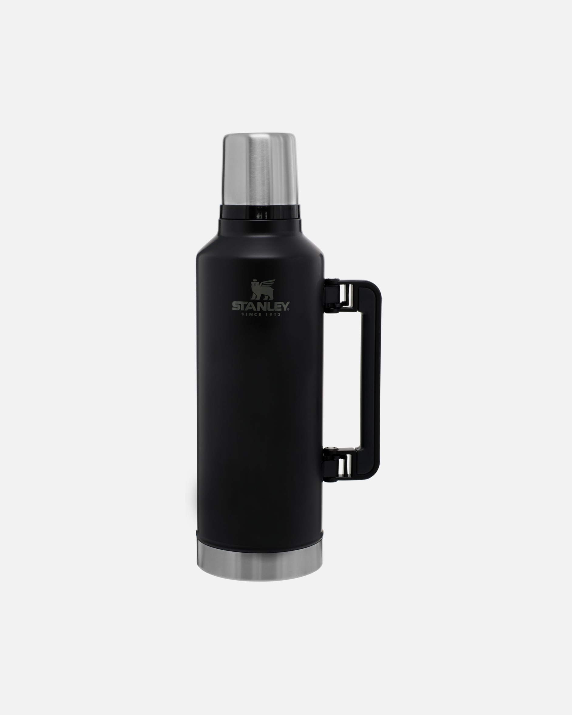 Trinkflasche für Unisex Stanley 1913 Isolierflasche - 2,3L - CLASSIC LEGENDARY BOTTLE Matte Black Pebble