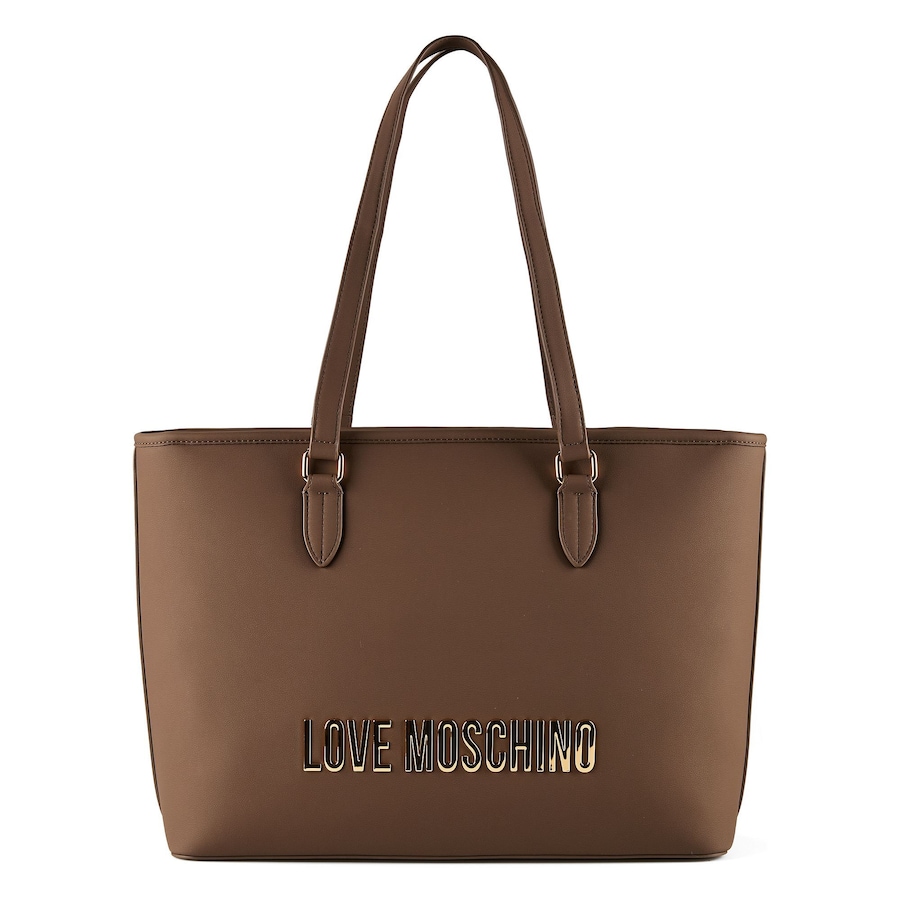 Love Moschino Bold Shopper mud Braun Damen
