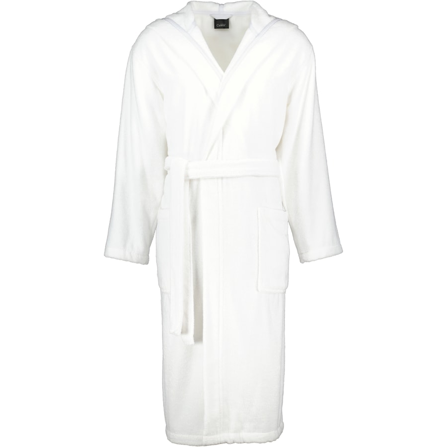 Cawö Bademäntel Herren Kapuze Uni 829 weiß - 67 L Weiss