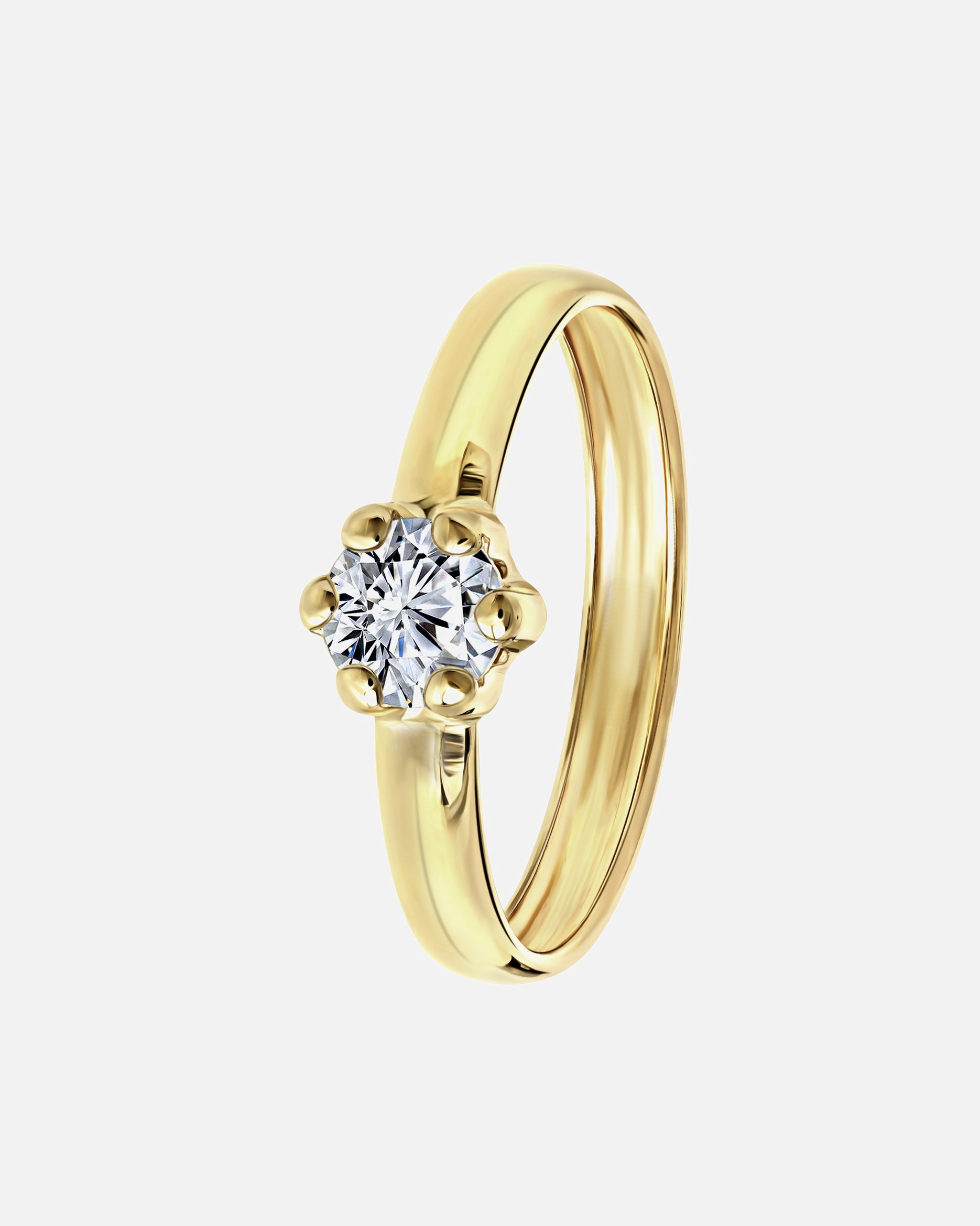 Ring für Weiblich Lucardi Ringe 9 carat 375 Gold - 49mm