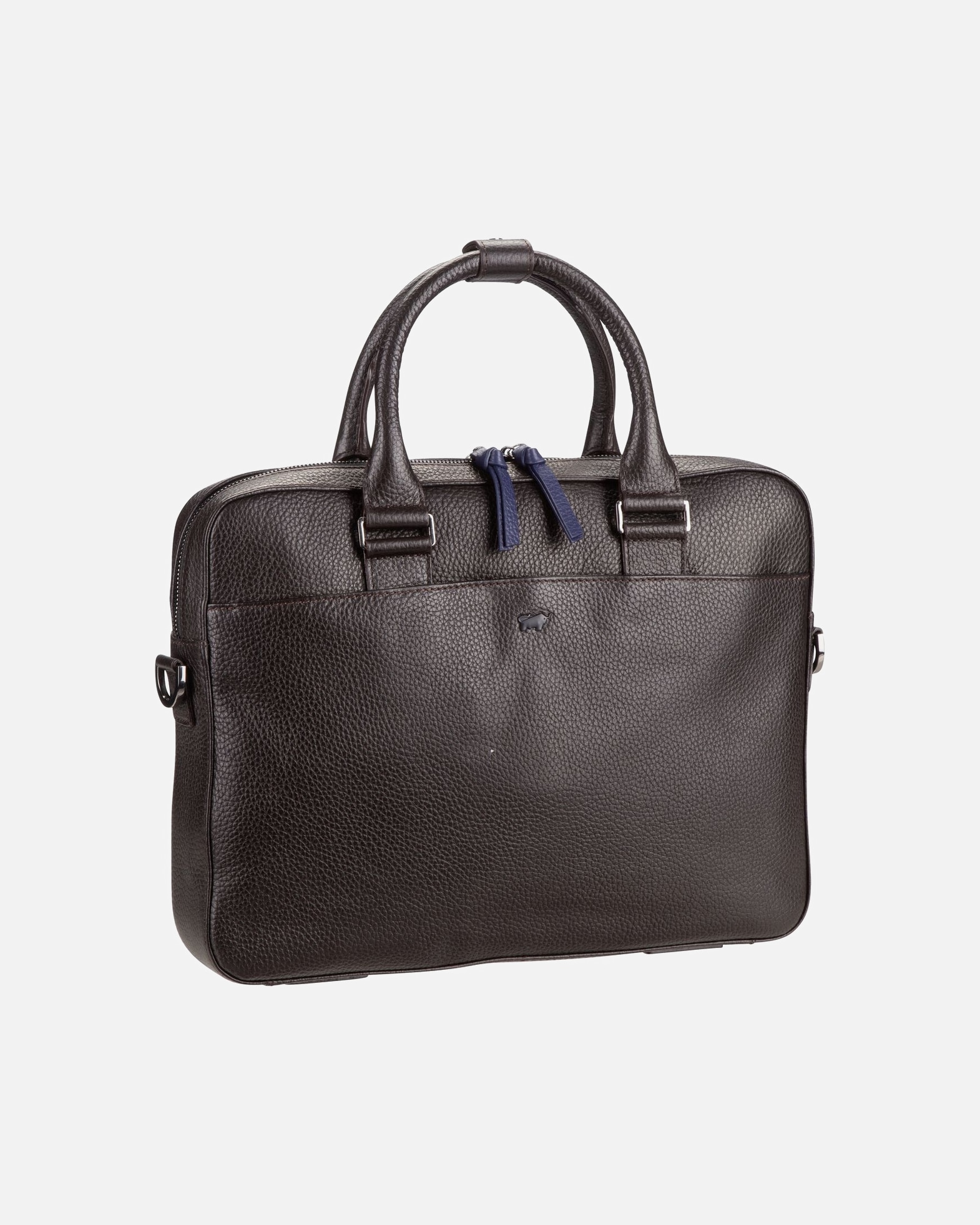 Laptoptasche für Männlich Braun Büffel Aktentasche Novara Choco