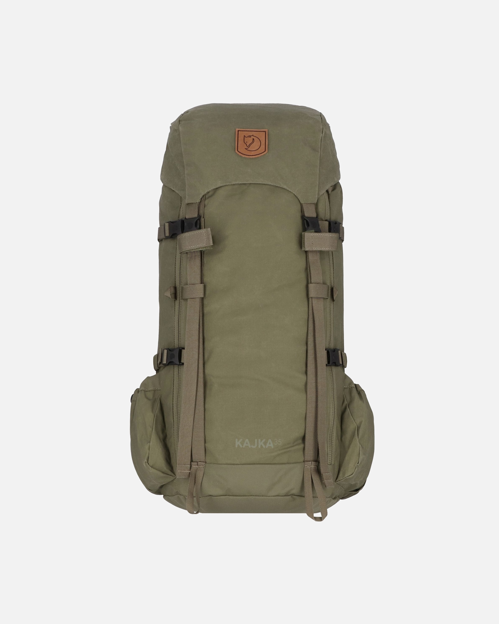 Rucksack für Männlich Fjällräven Kajka Wanderrucksack green