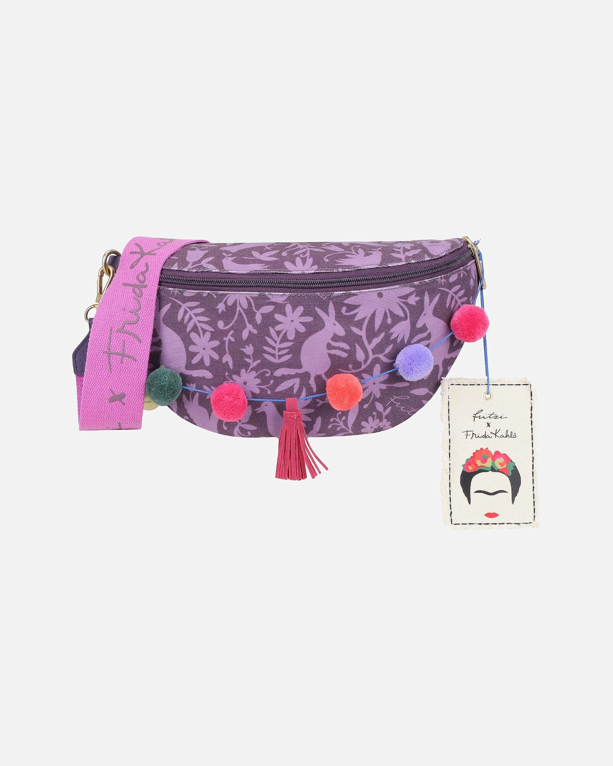 Bauchtasche für Weiblich Fritzi aus Preußen Fritzi x Frida Kahlo Limited Gürteltasche lila 1