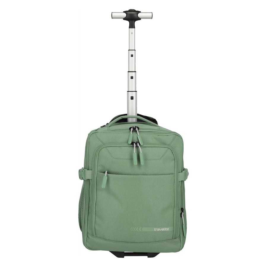Travelite Kick Off 2 Rollen Rucksacktrolley 40 cm Laptopfach Grün Herren