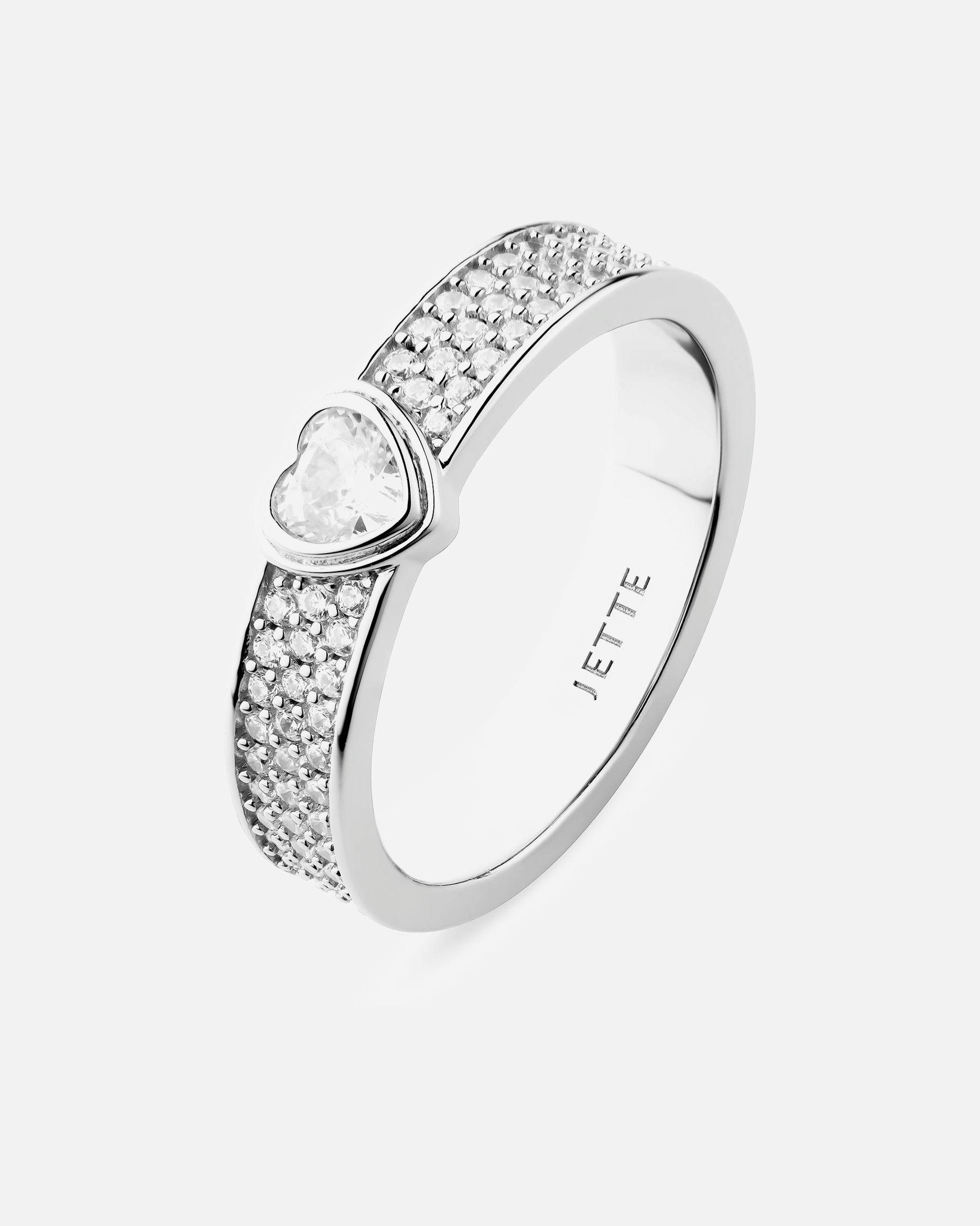 Ring für Weiblich Jette Damenring 925er Silber, recycelt 51
