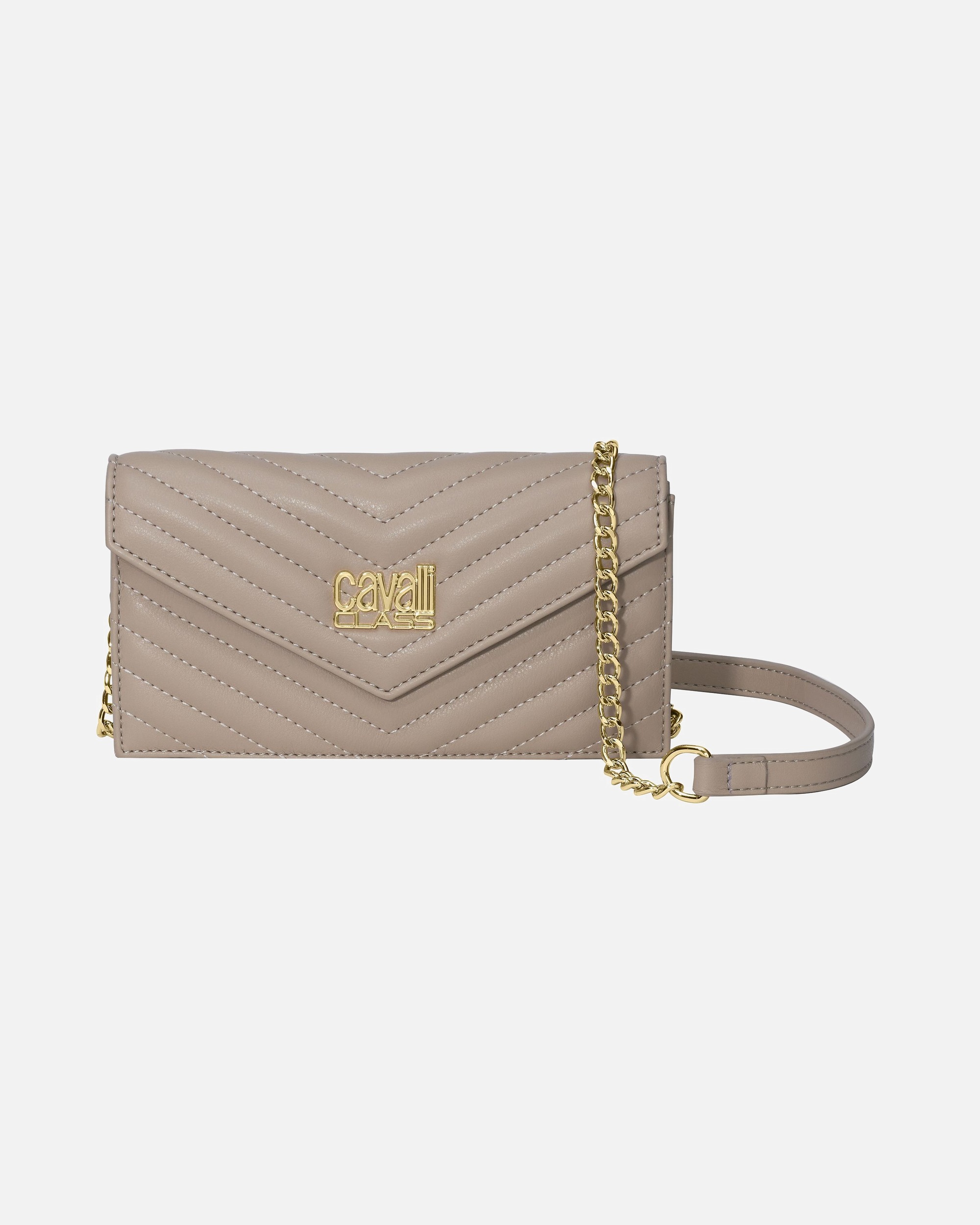 Clutch für Weiblich Cavalli Class Default Brand Line Valeria Clutch almond