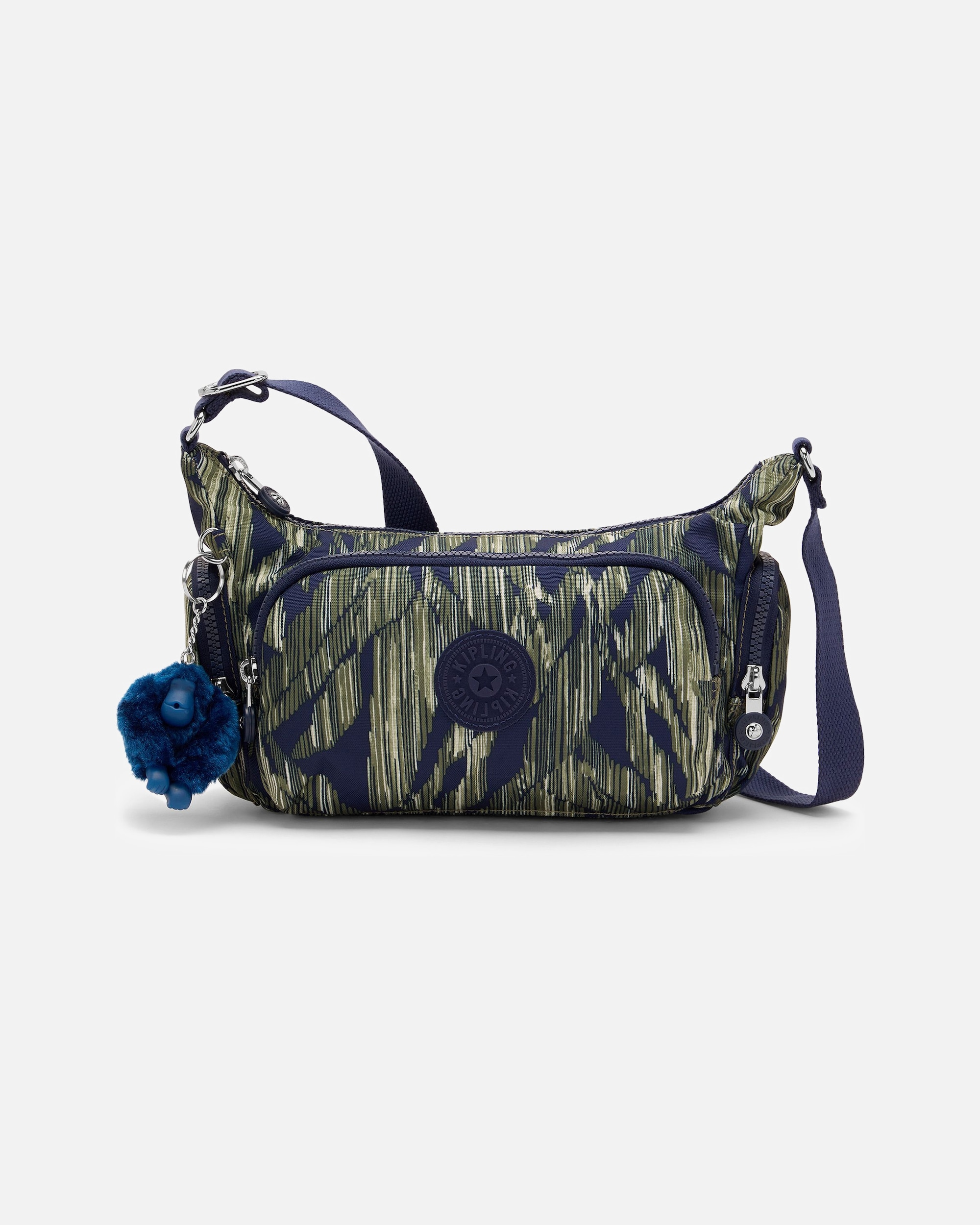 Tasche für Weiblich Kipling Gabbette Umhängetasche striped grasses