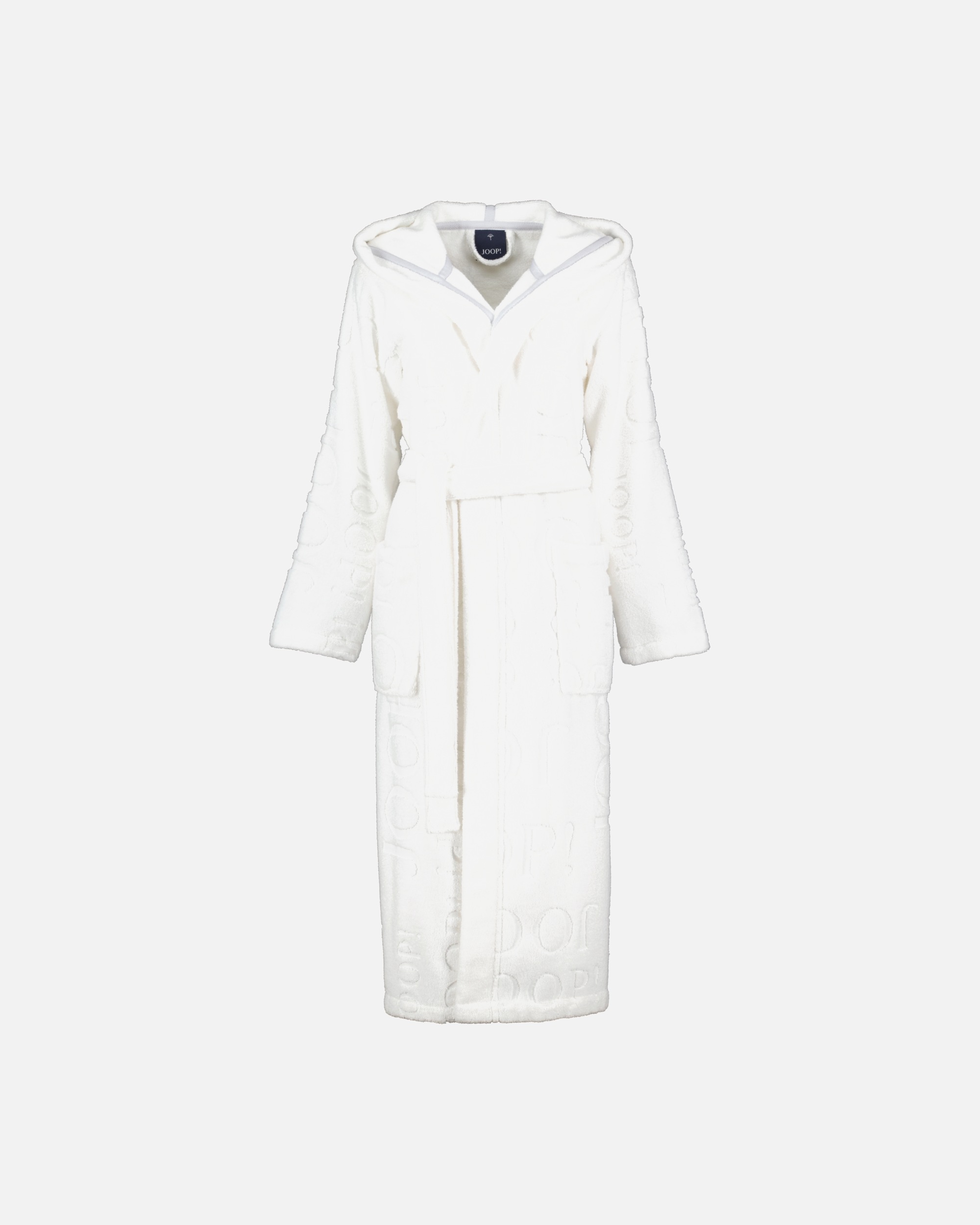 Bademantel für Unisex JOOP! JOOP! Bademäntel Damen Kapuze 1663 weiß - 600 XS