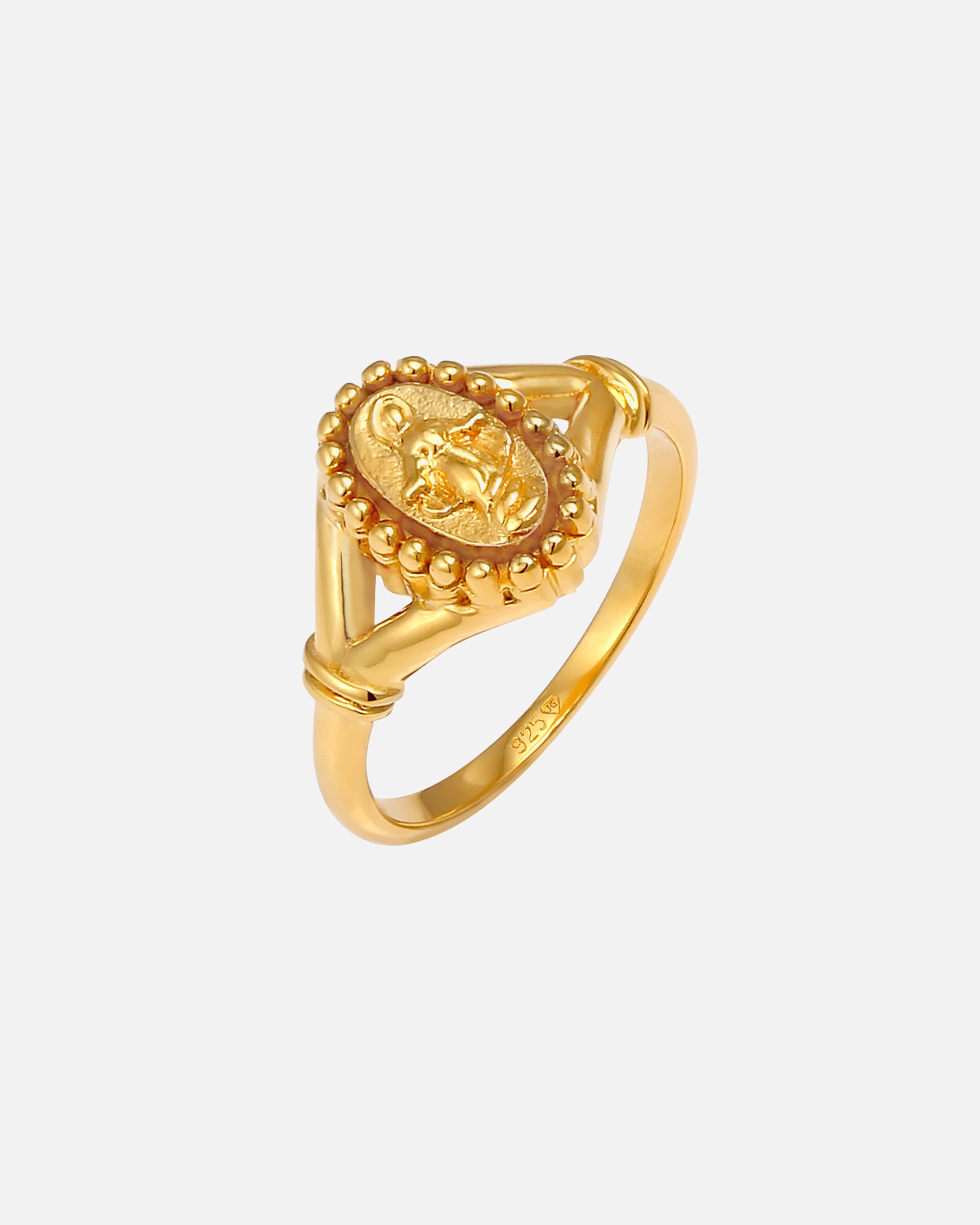Ring für Weiblich Elli Maria Madonna Symbol Glaube 925 Sterling Silber 52