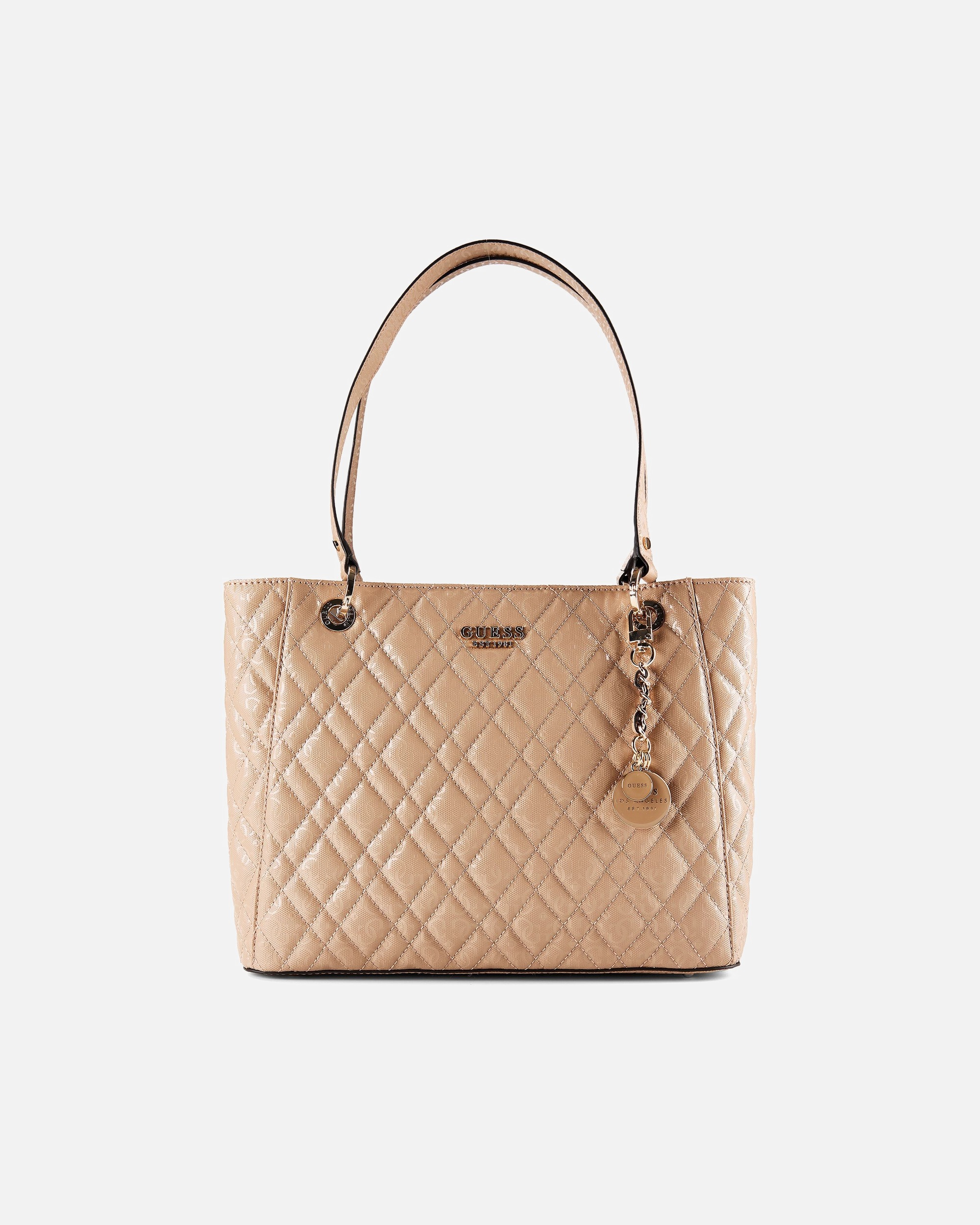 Clutch für Weiblich Guess Isemay Shopper pale mocha