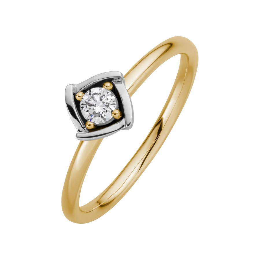 Lyomi Ring 585/- Gold Diamant Lab Grown weiß 0,15ct. 060 (19,1) Damen