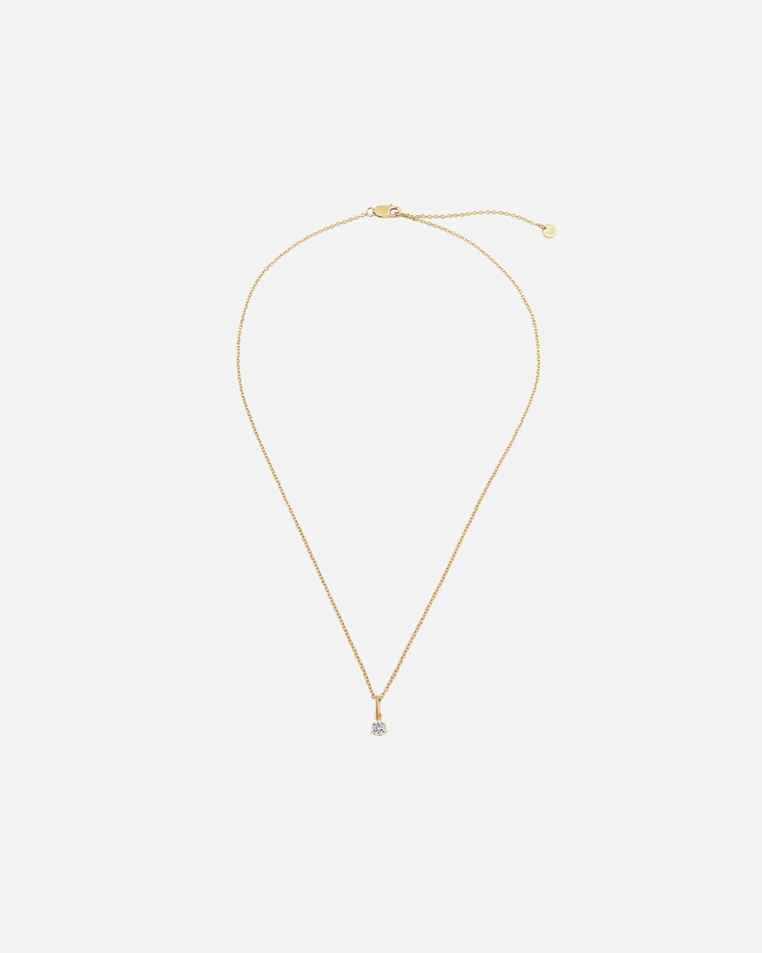 Halskette für Weiblich Glanzstücke München Halskette aus Sterling Silber in gelbgold mit Topas 40,0 cm Basislänge + 5,0 cm Verlängerung