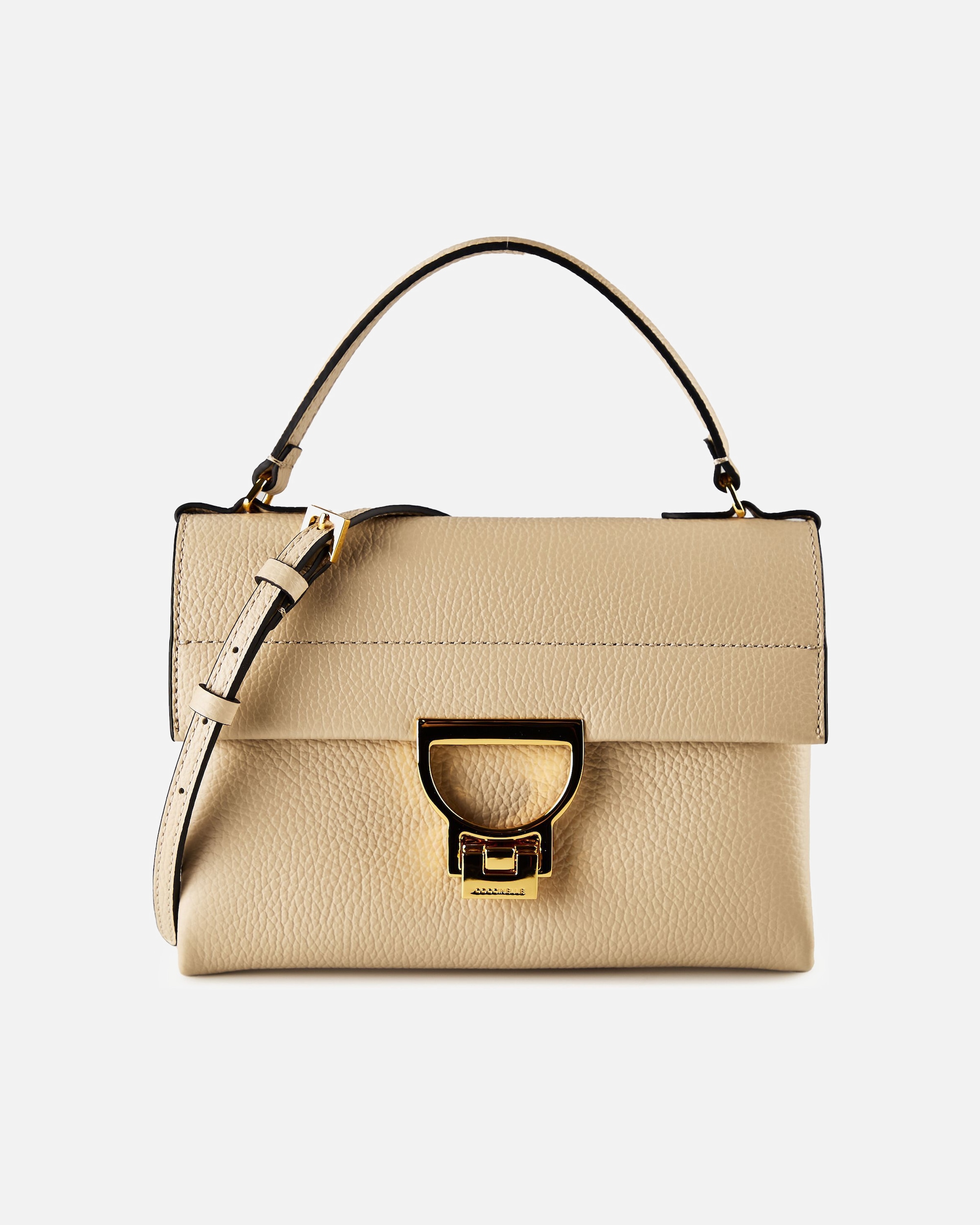 Tasche für Weiblich Coccinelle Arlettis Henkeltasche sandshell