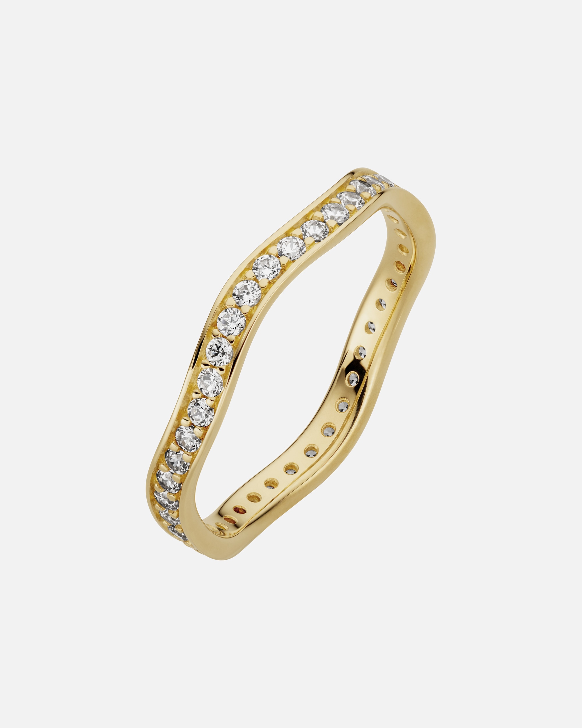 Ring für Weiblich Orolino Ring 333/- Gold Zirkonia weiß 056 (17,8)